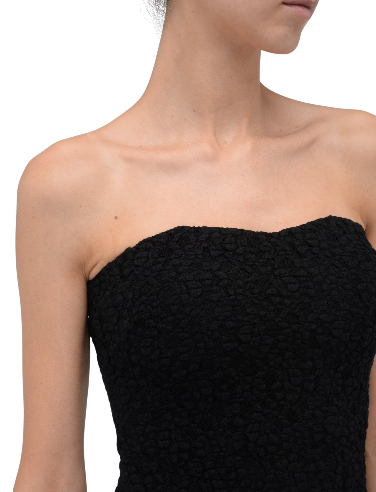 Max Mara Studio dress in black cloqu lace | H-Brands Max Mara Studio dress in black cloqu lace | H-Brands