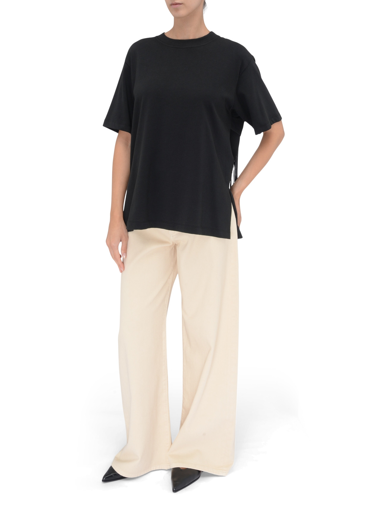 Sportmax T-shirt in black jersey | H-Brands