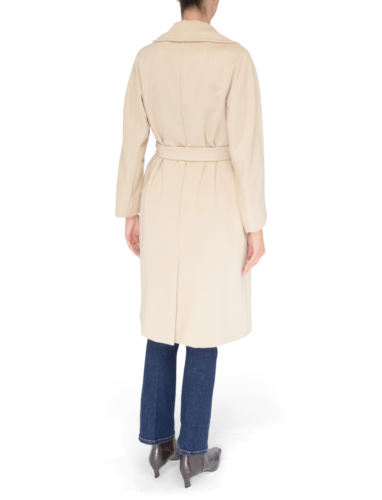 Weekend Max Mara Coat in Ivory Wool | H-Brands