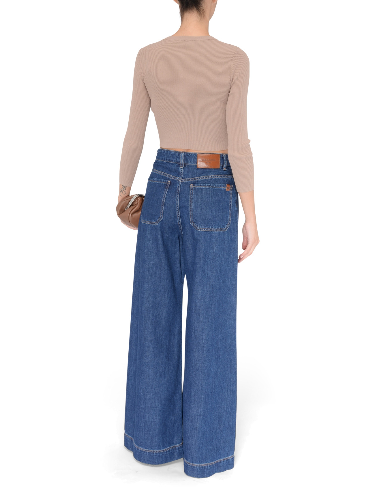 Weekend Max Mara Cardigan in Brown Viscose | H-Brands