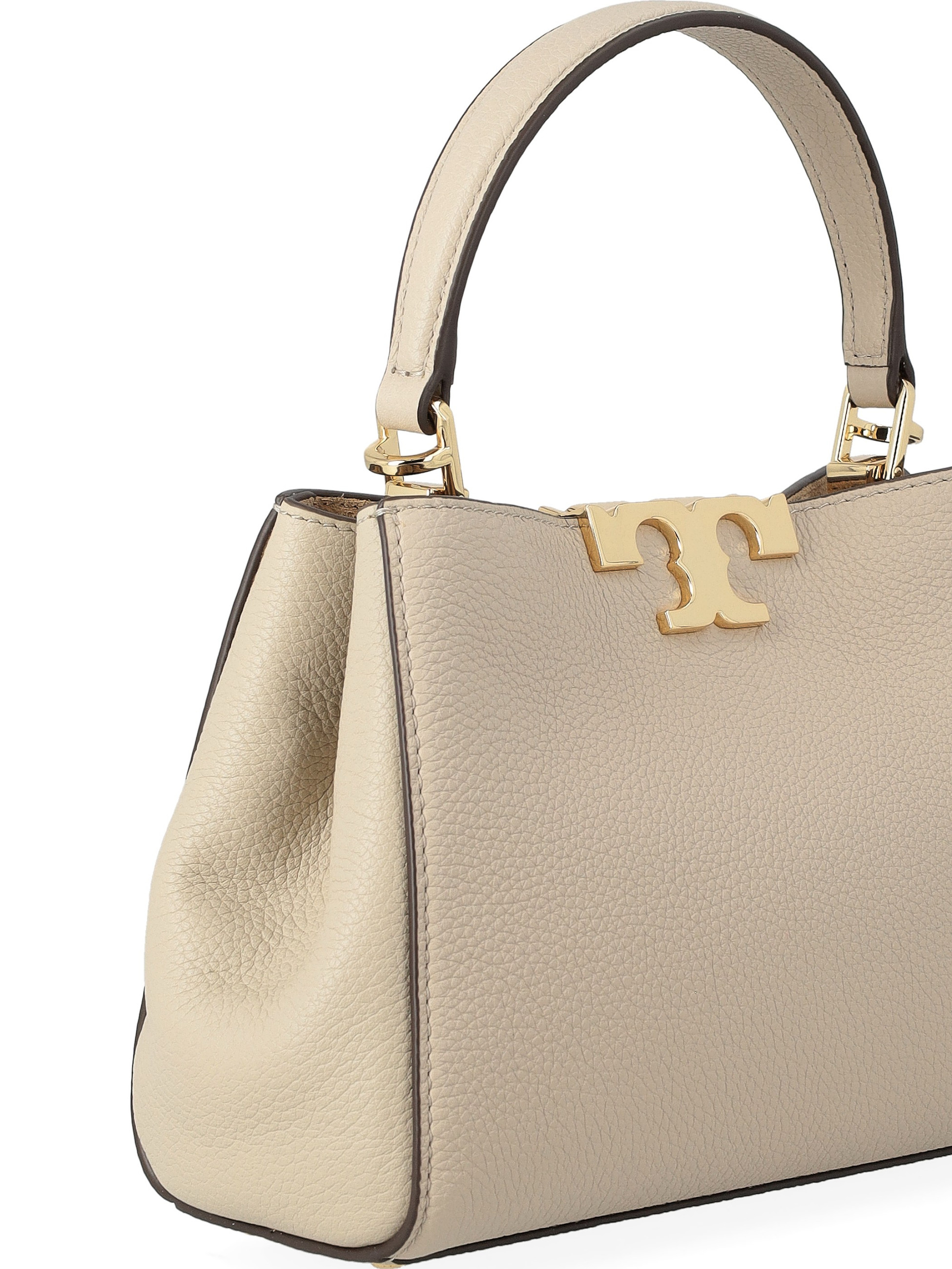Tory Burch Soft Satchel Mini Bag in Ivory Leather | H-Brands