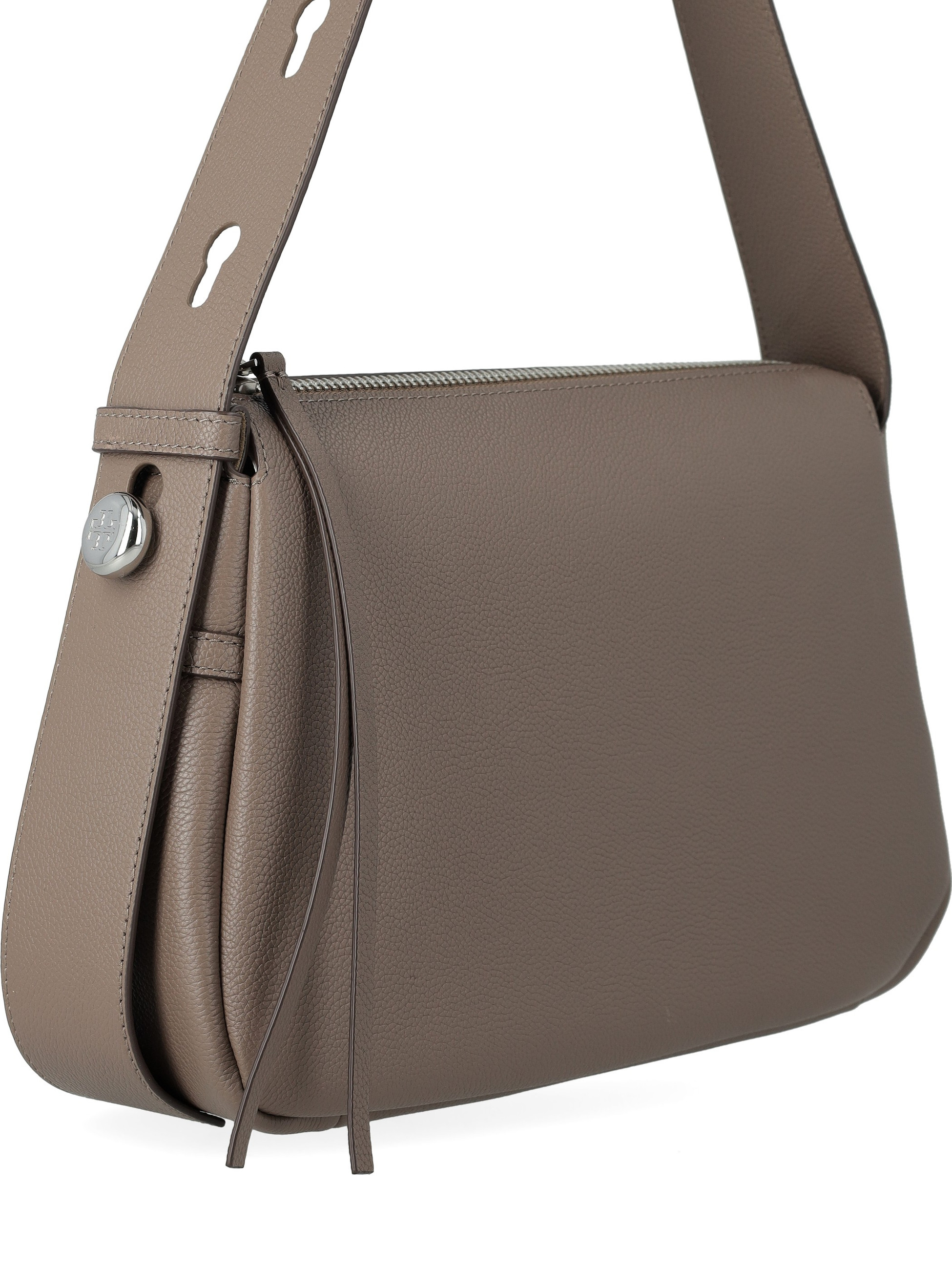 Tory Burch Handbag in Taupe Embossed Leather | H-Brands