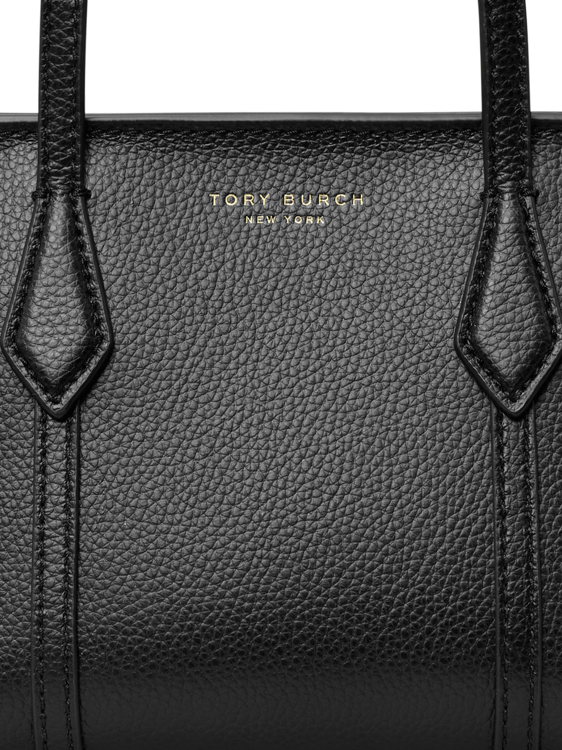 Tory Burch Mini Tote in Black Leather | H-Brands