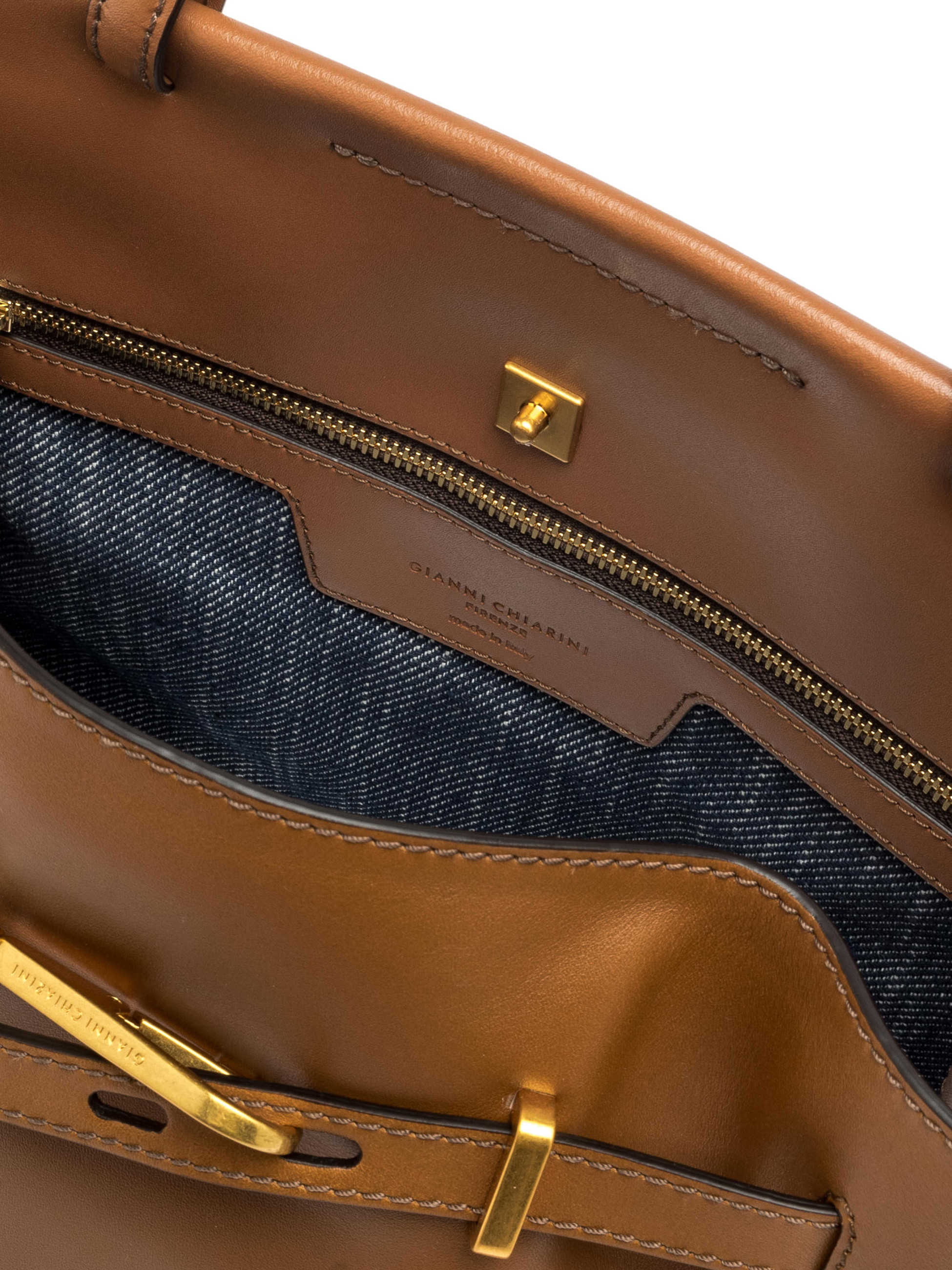 Gianni Chiarini Brown Leather Bag | H-Brands