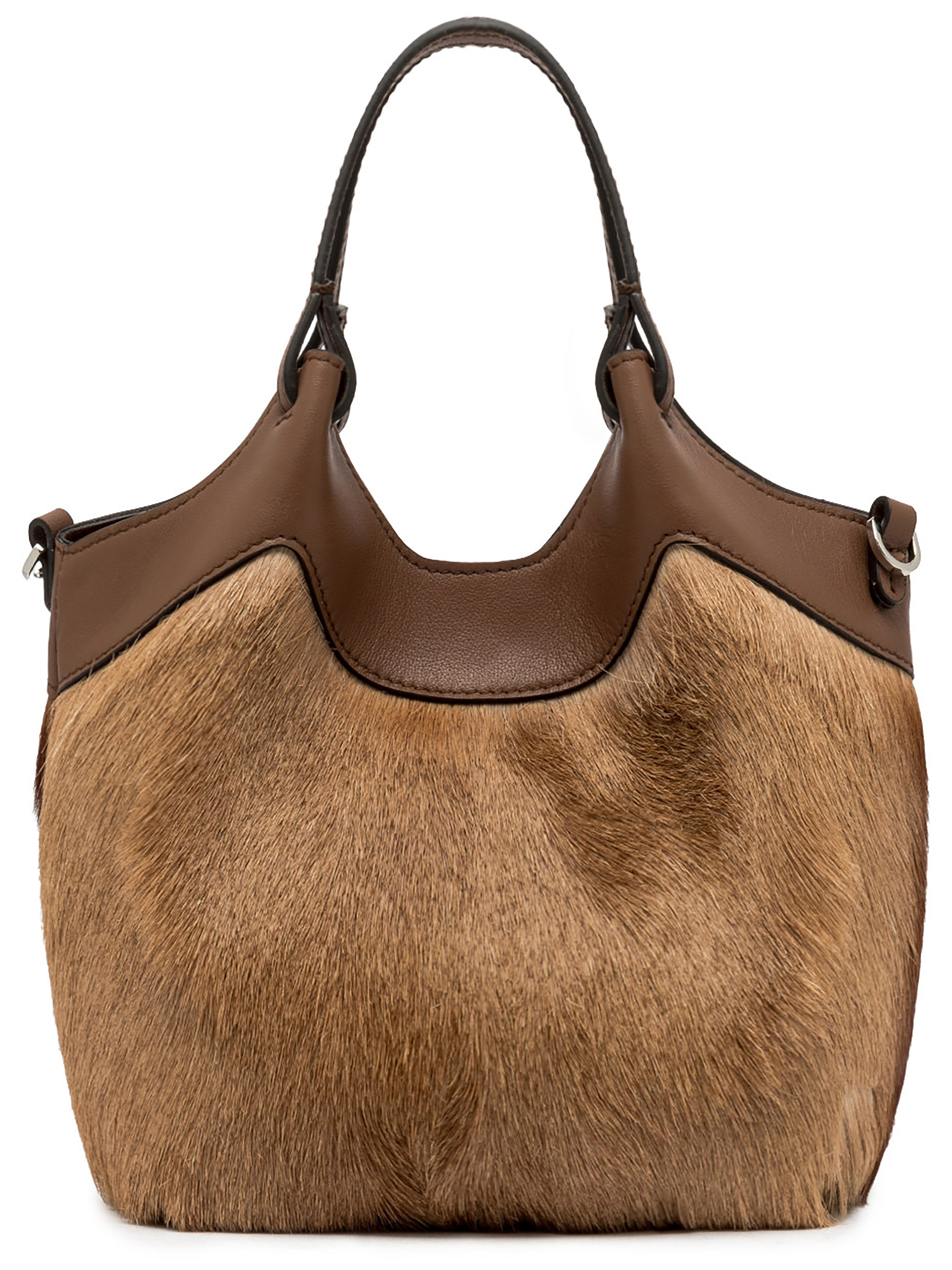 Gianni Chiarini Mini Bag in Brown and White Leather | H-Brands