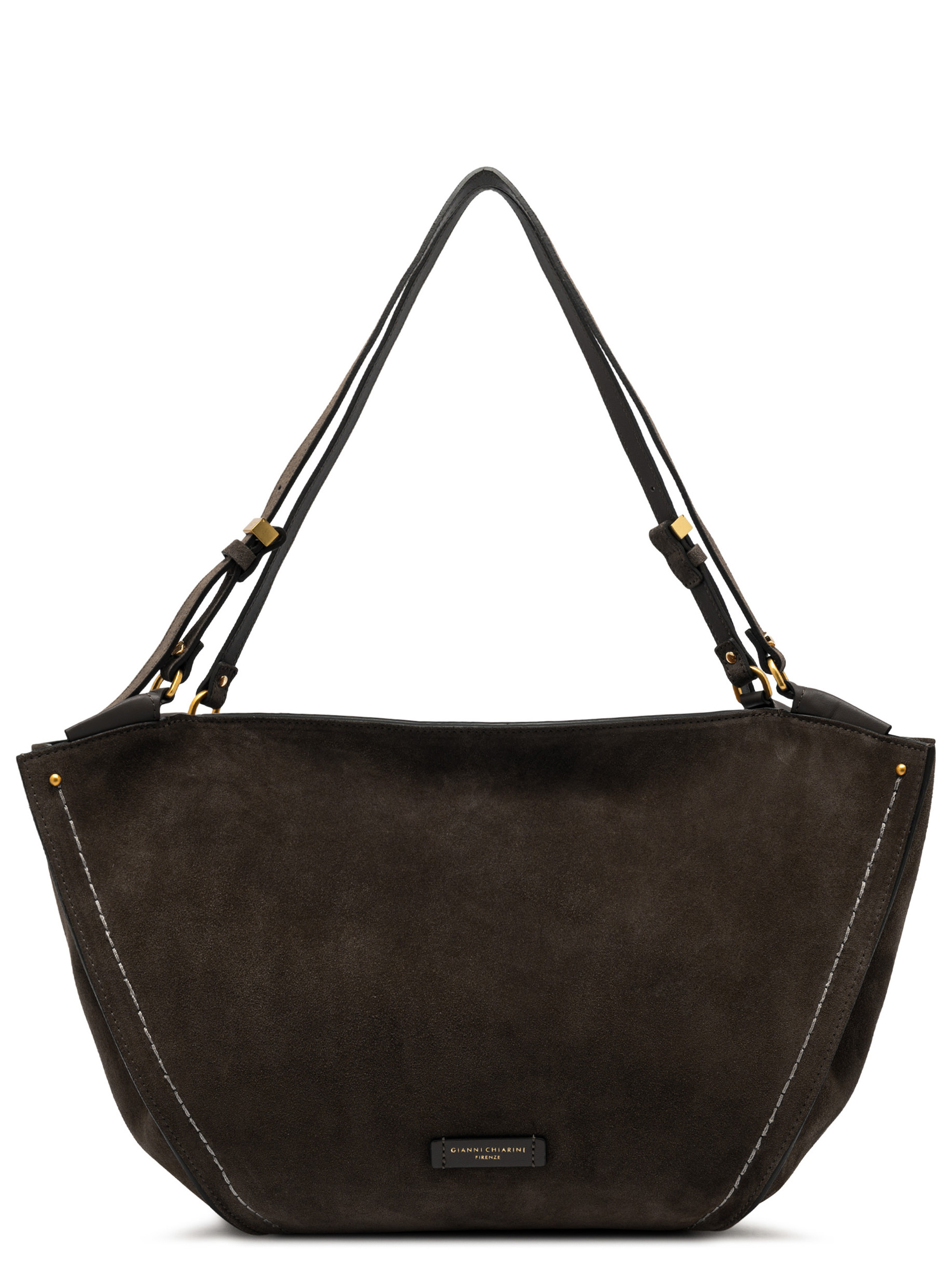 な　1204040 Gianni Chiarini Brown Suede Bag | H-Brands
