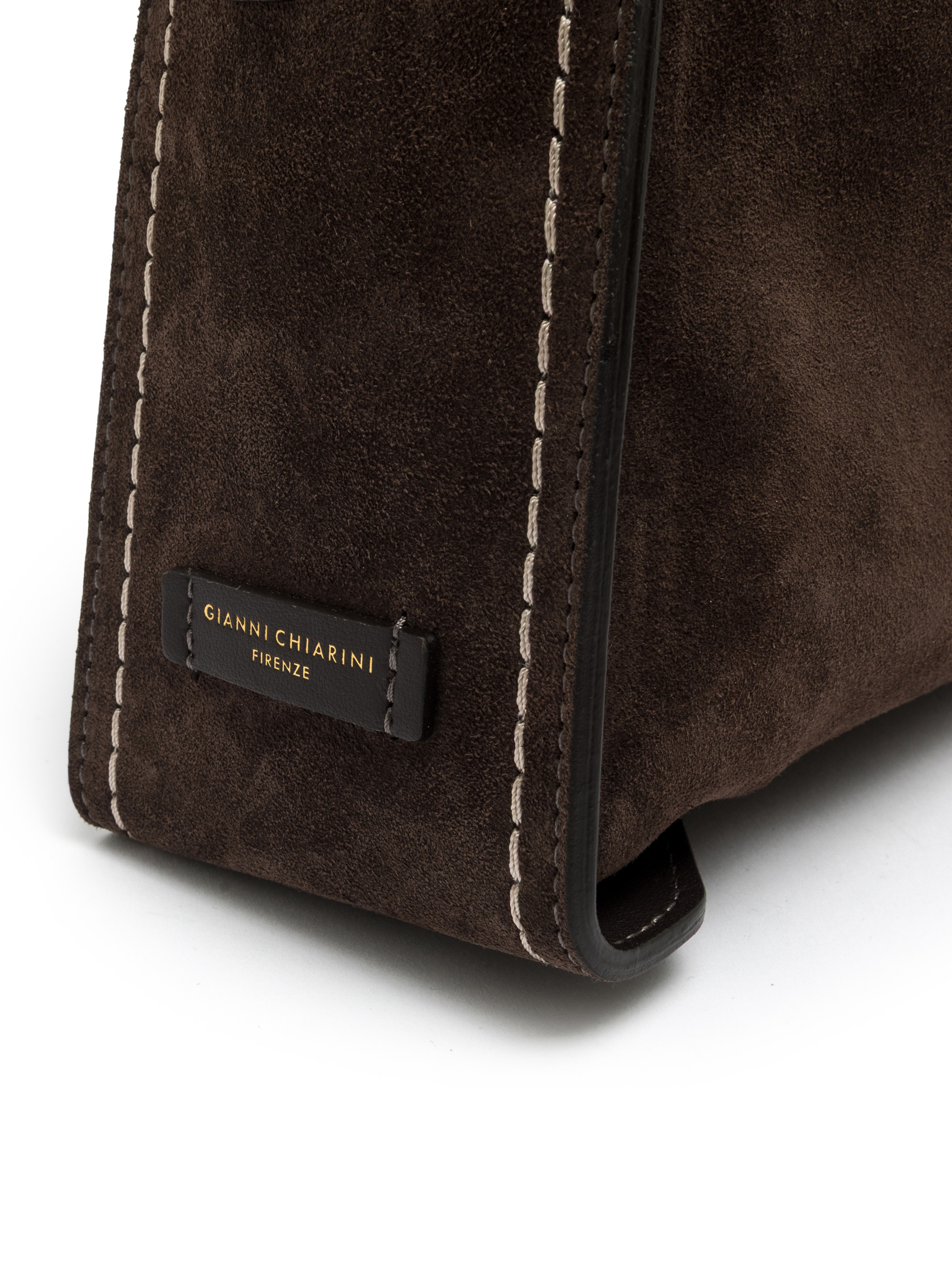 Gianni Chiarini Brown Suede Bag | H-Brands