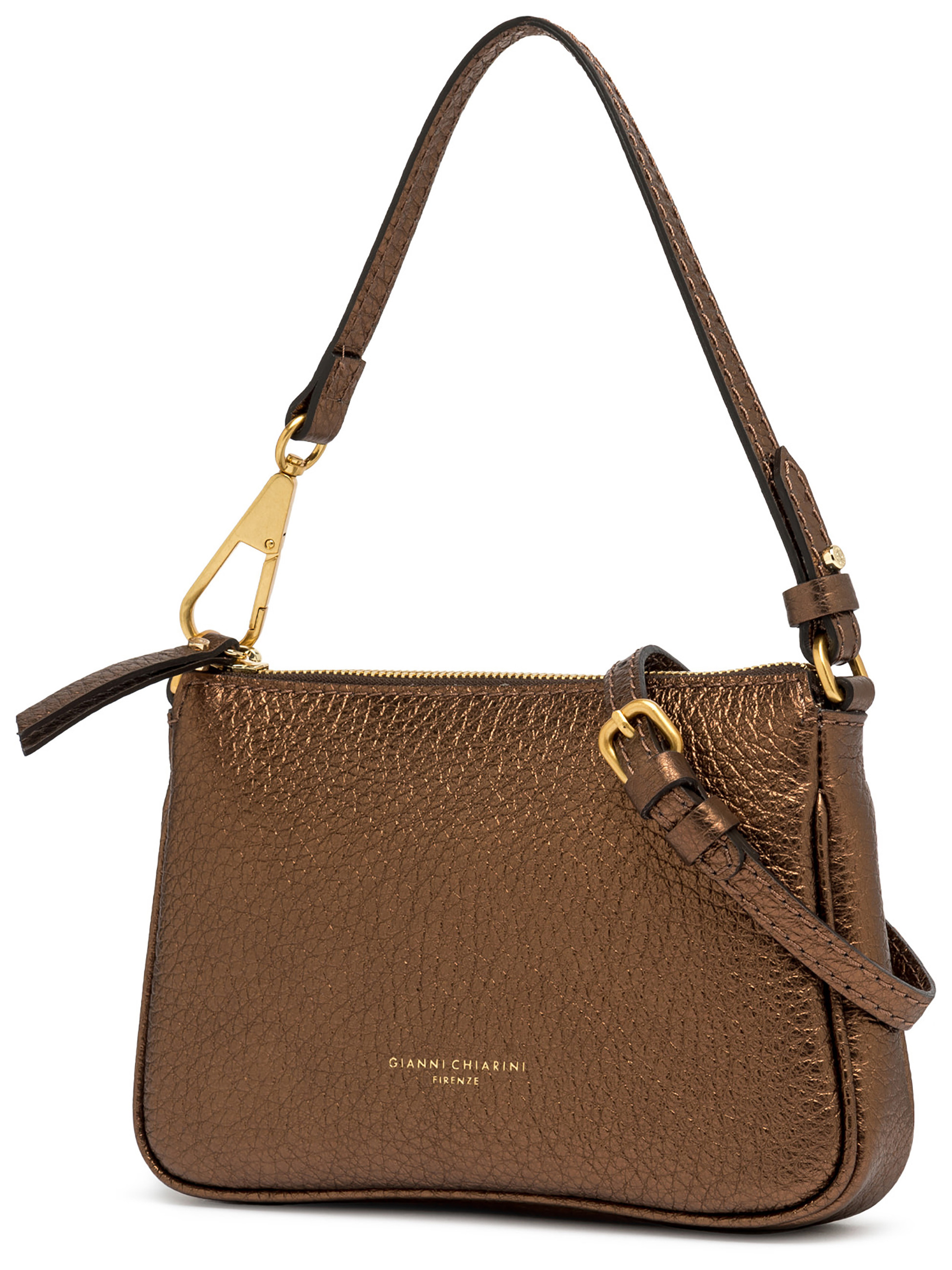 Gianni Chiarini Handbag in Bronze-Colored Leather | H-Brands