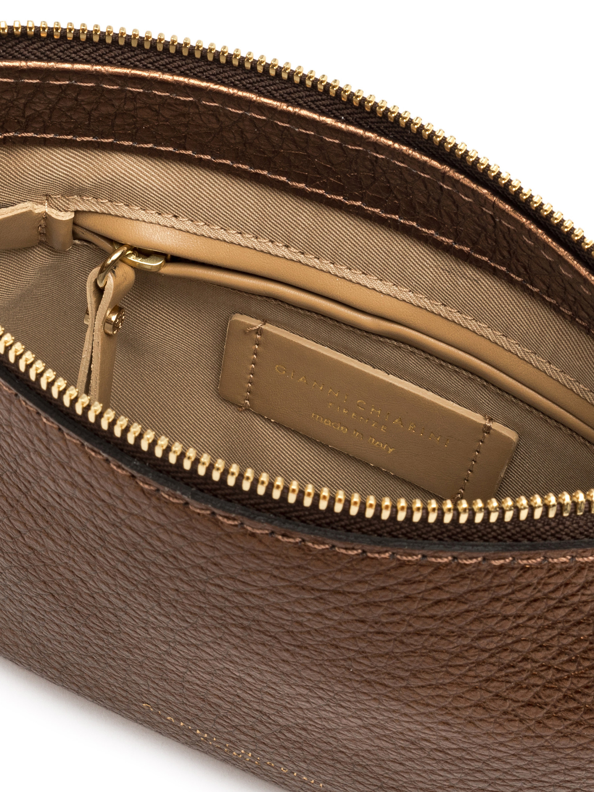 Gianni Chiarini Handbag in Bronze-Colored Leather | H-Brands
