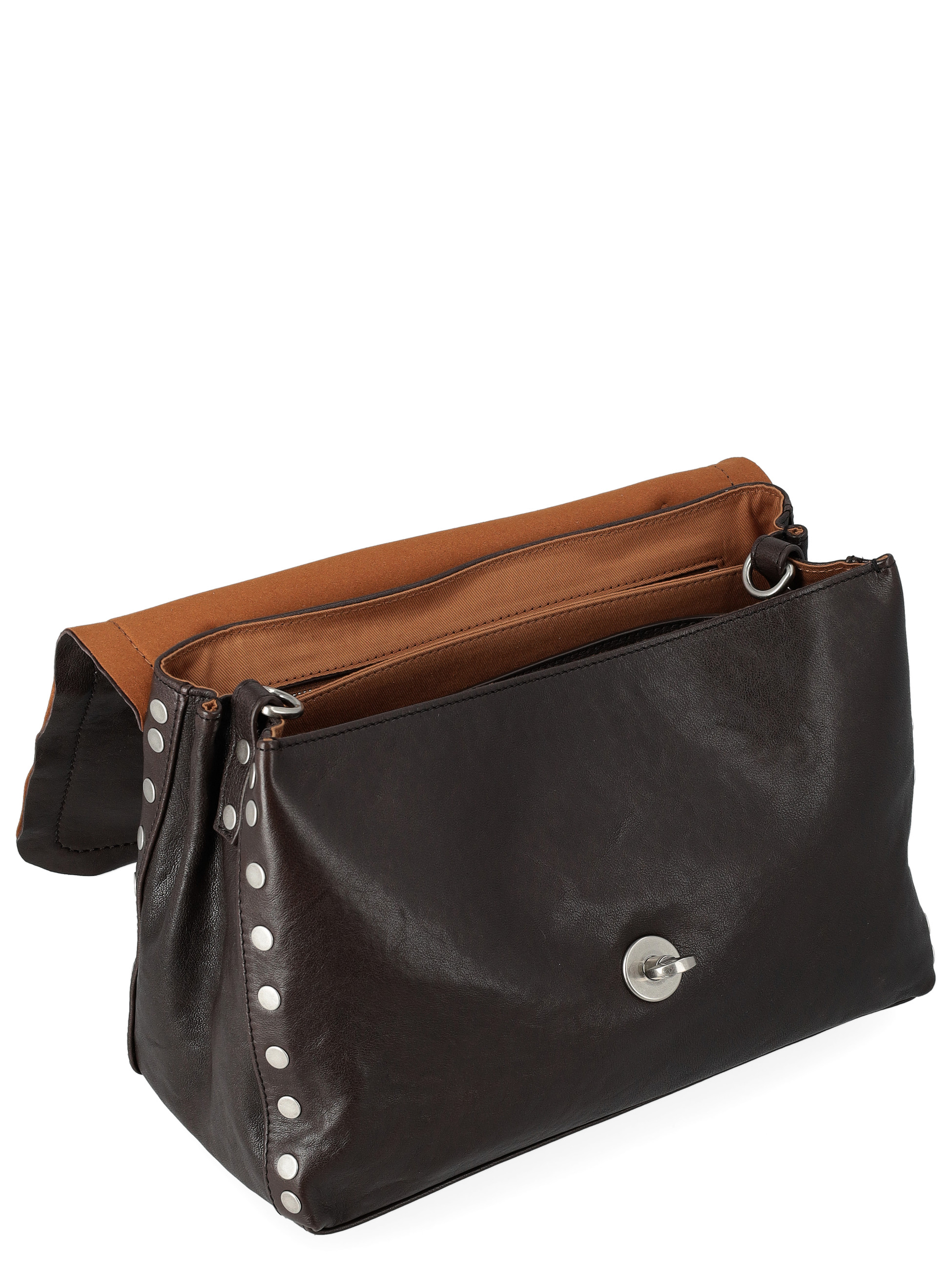 Zanellato Tabacco Small Bag in Smooth Brown Leather | H-Brands