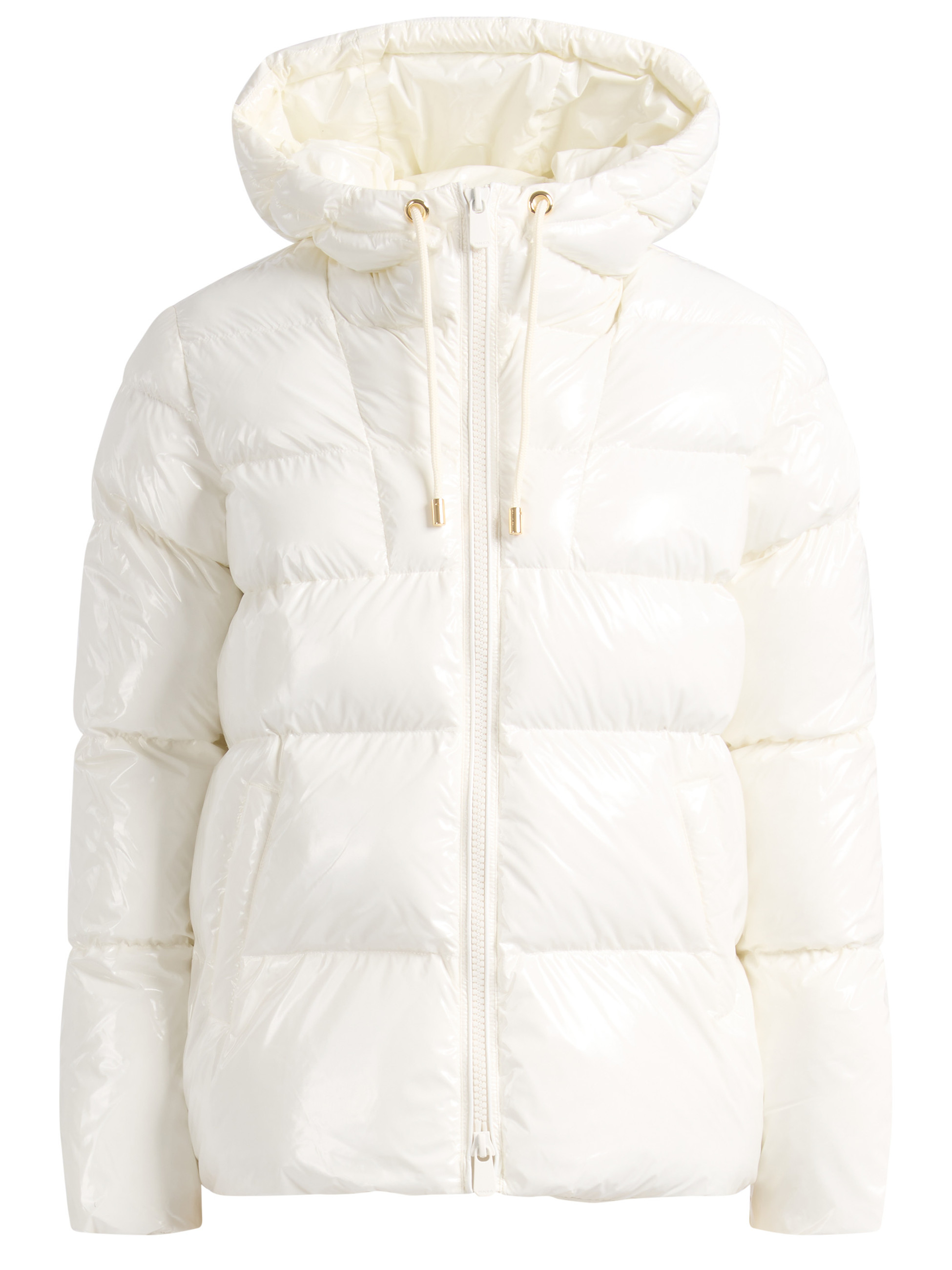 Pinko Down jacket in white crystal nylon | H-Brands