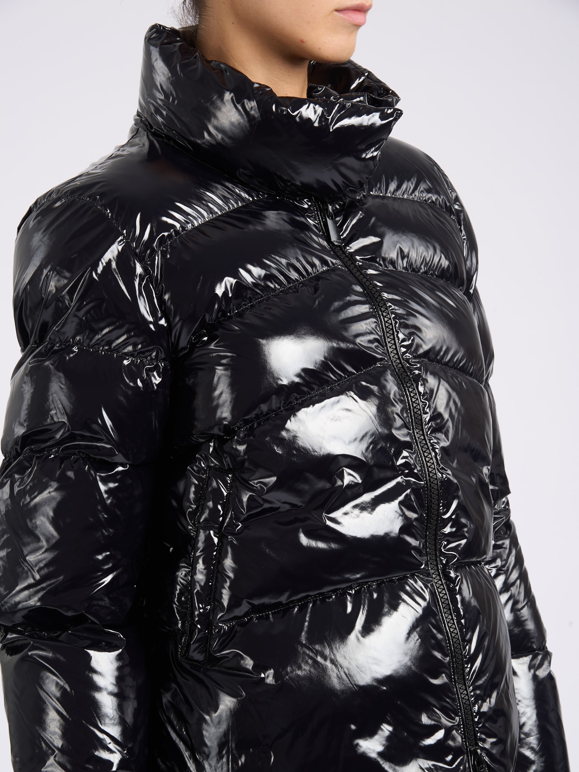 Pinko Caban Down jacket in Black Nylon | H-Brands Pinko Caban Down jacket in Black Nylon | H-Brands