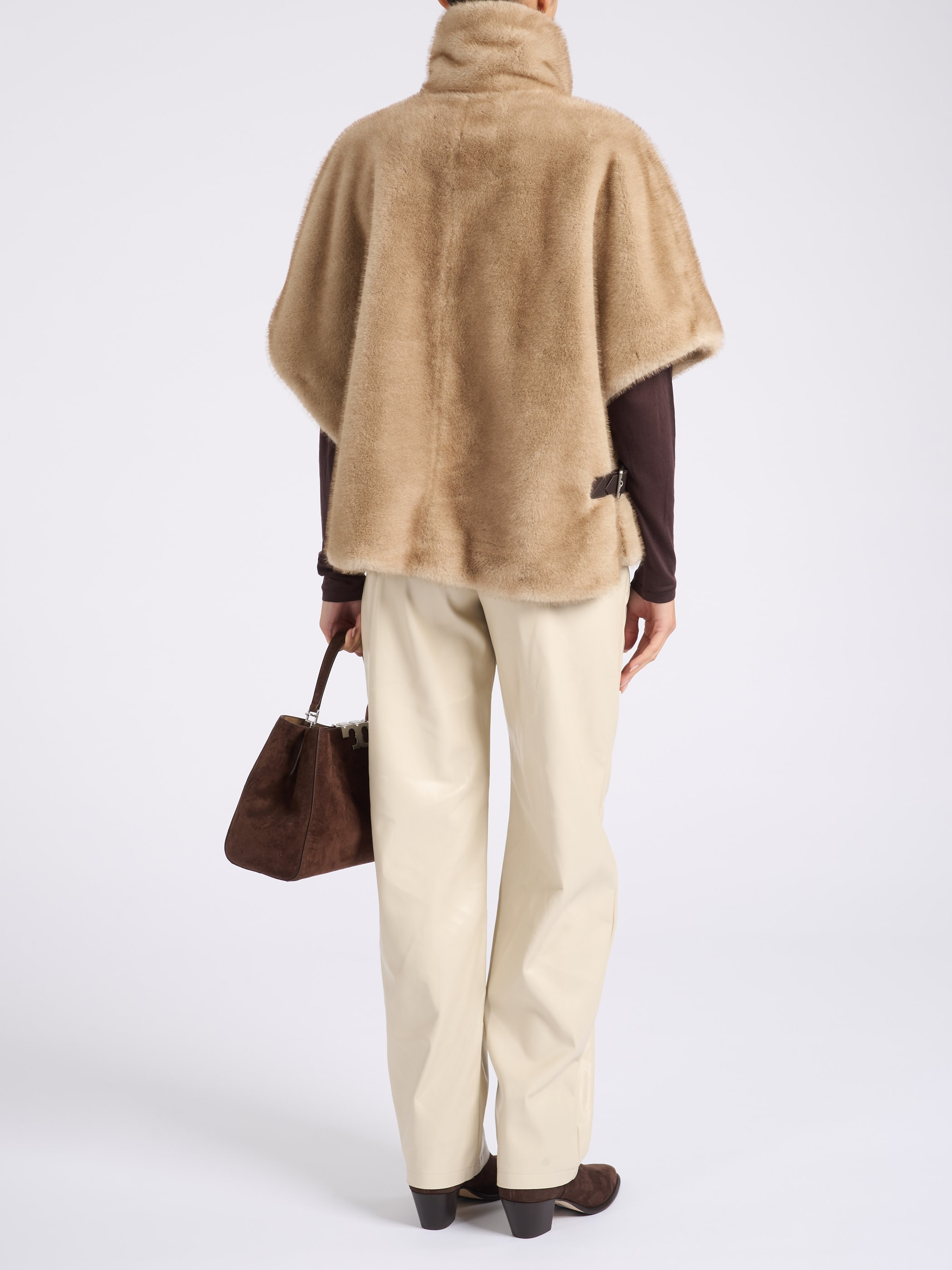 Pinko Short Cardigan | Beige Aspen Fabric Pinko | H-Brands