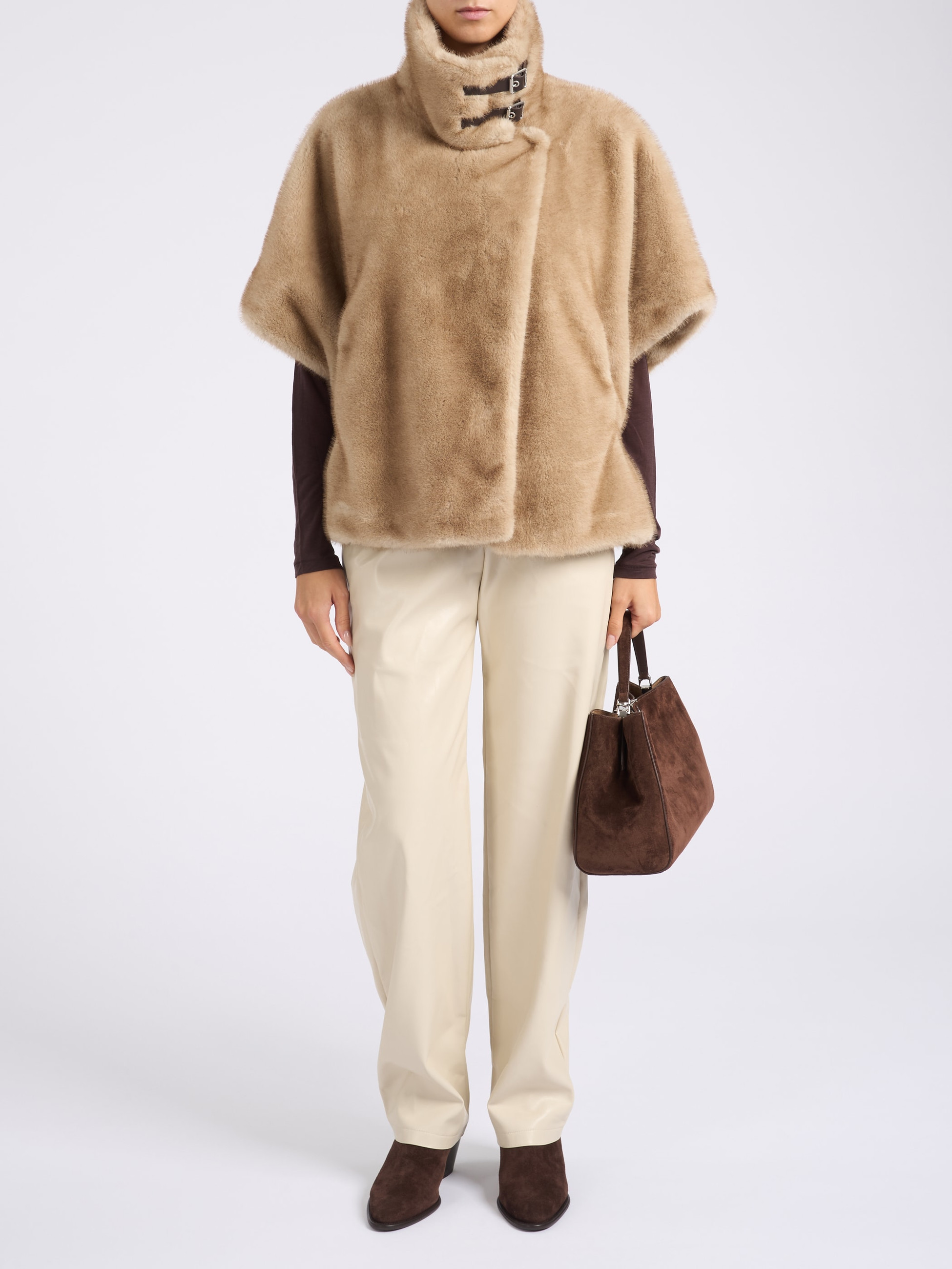 pinko ベージュ フード付き Down jacket Beige pesca Pinko - Le Follie Shop