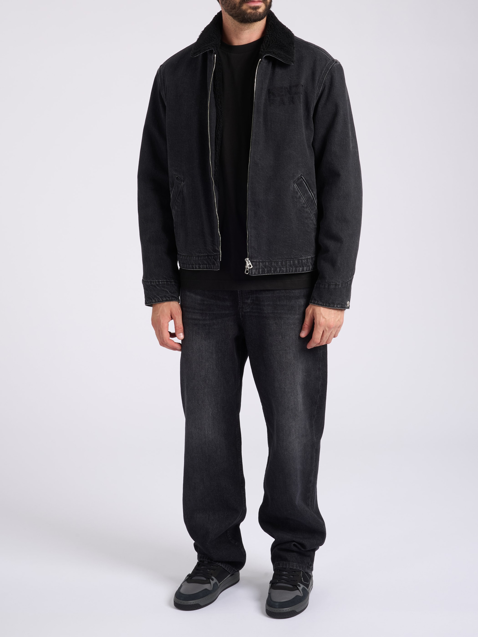 Kenzo KENZO Tiger' Black Denim Jacket | H-Brands