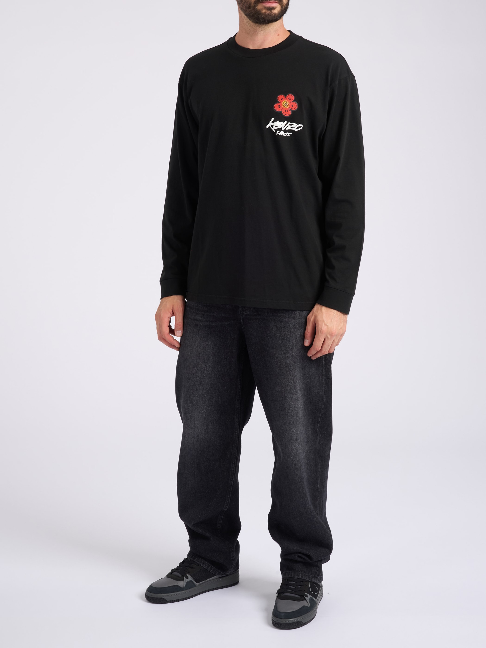 Kenzo black Kenzo long-sleeve T-shirt | H-Brands