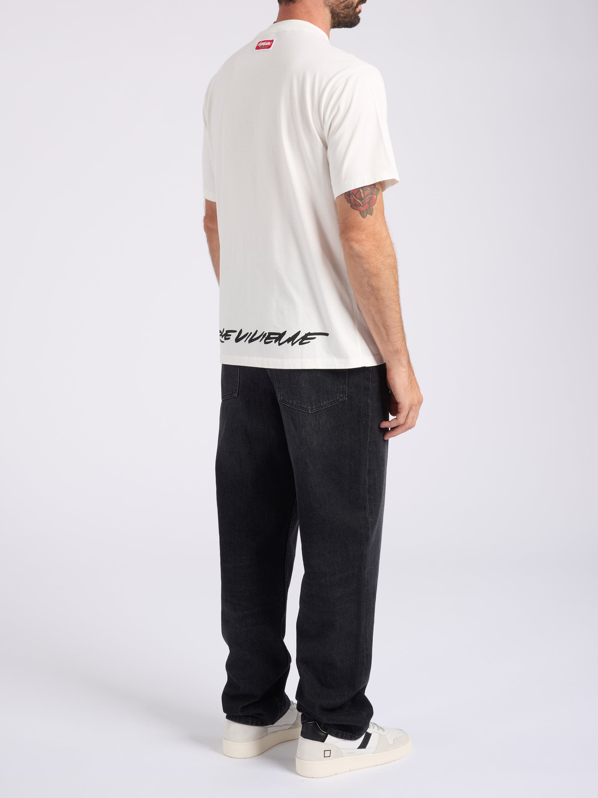 Kenzo Futura 2000 White Cotton T-Shirt | H-Brands