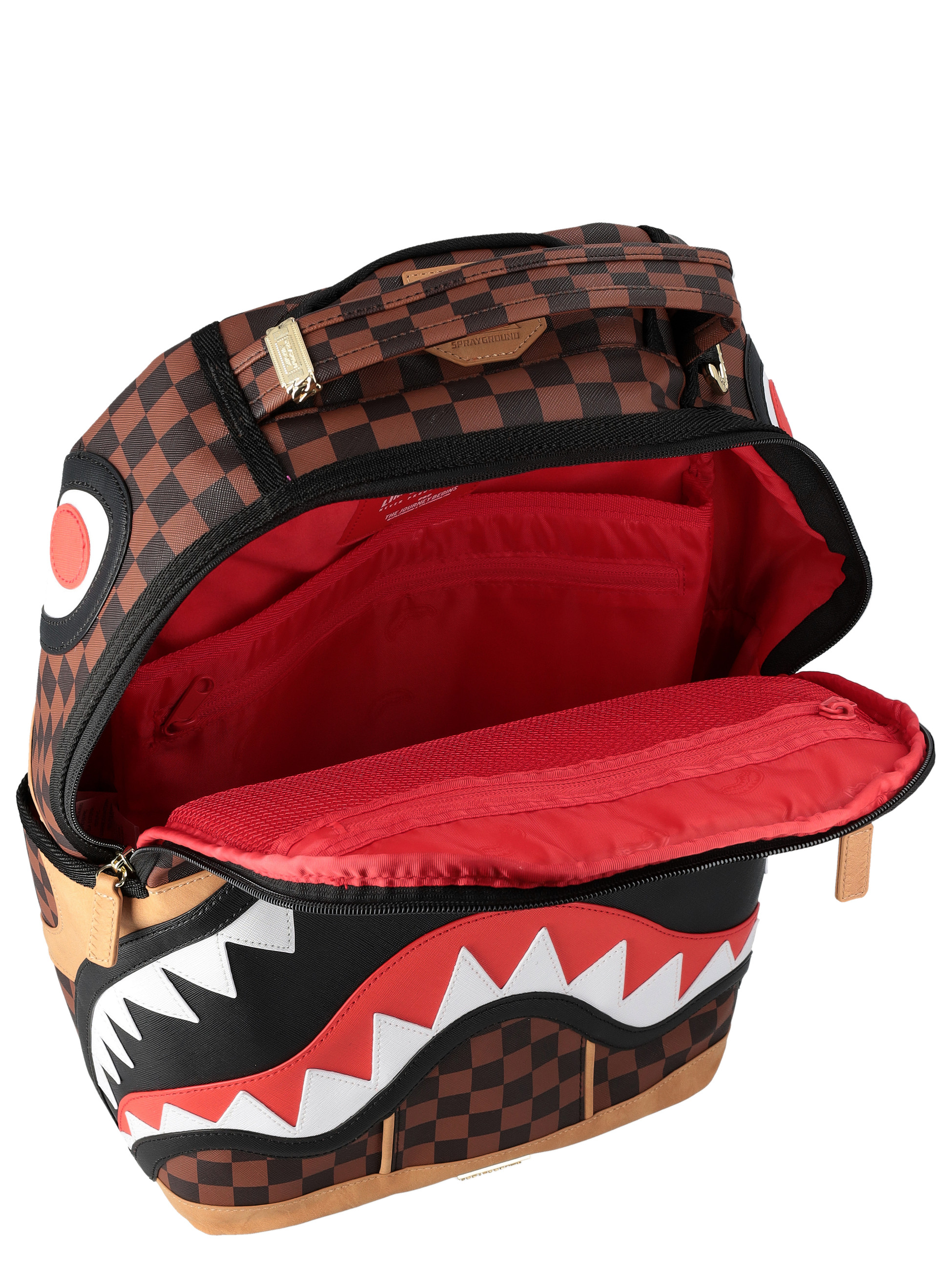 Sprayground Backpack in Brown Vegan Leather | H-Brands