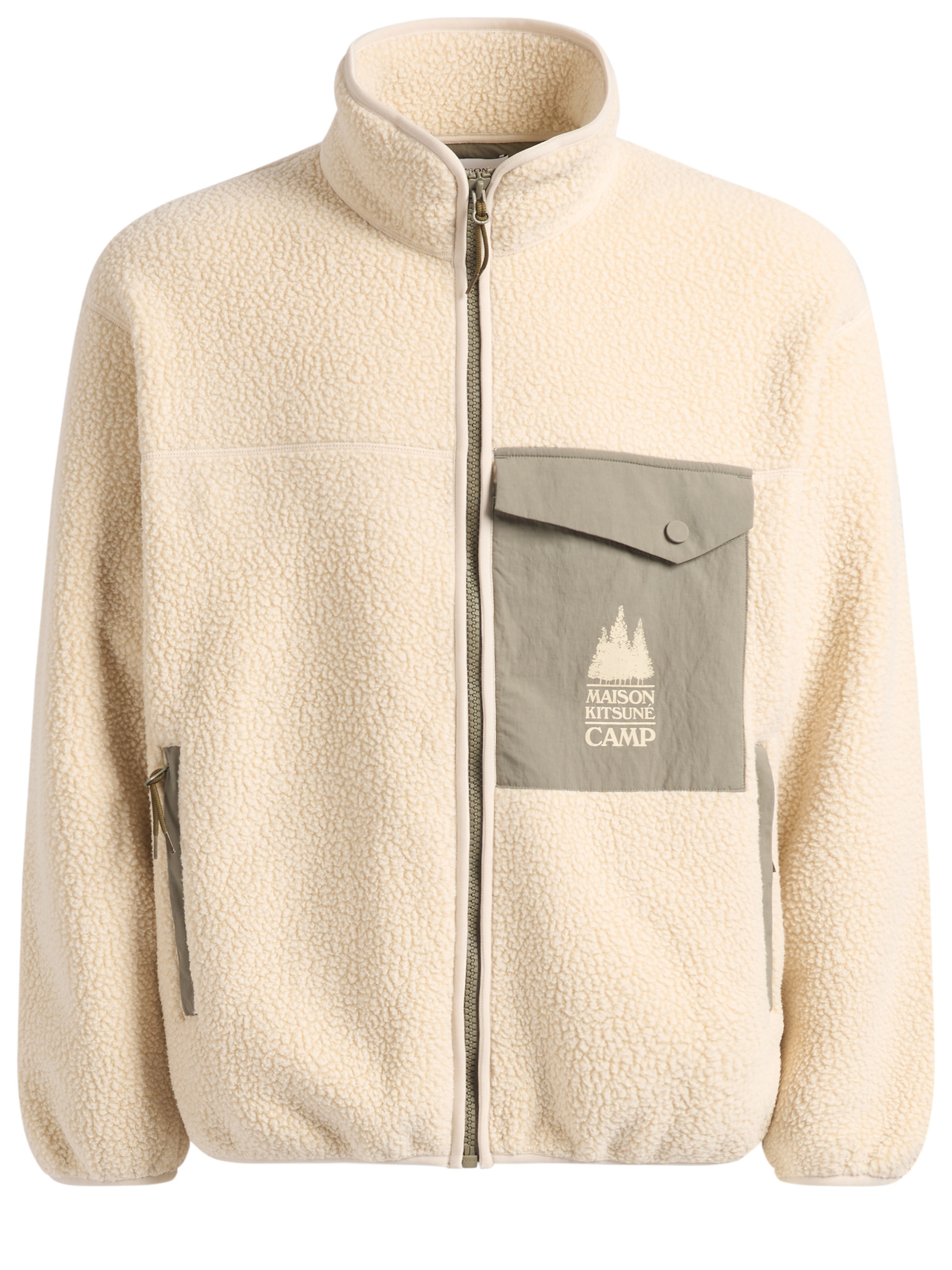 Maison Kitsuné ecru Maison Kitsuné jacket | H-Brands