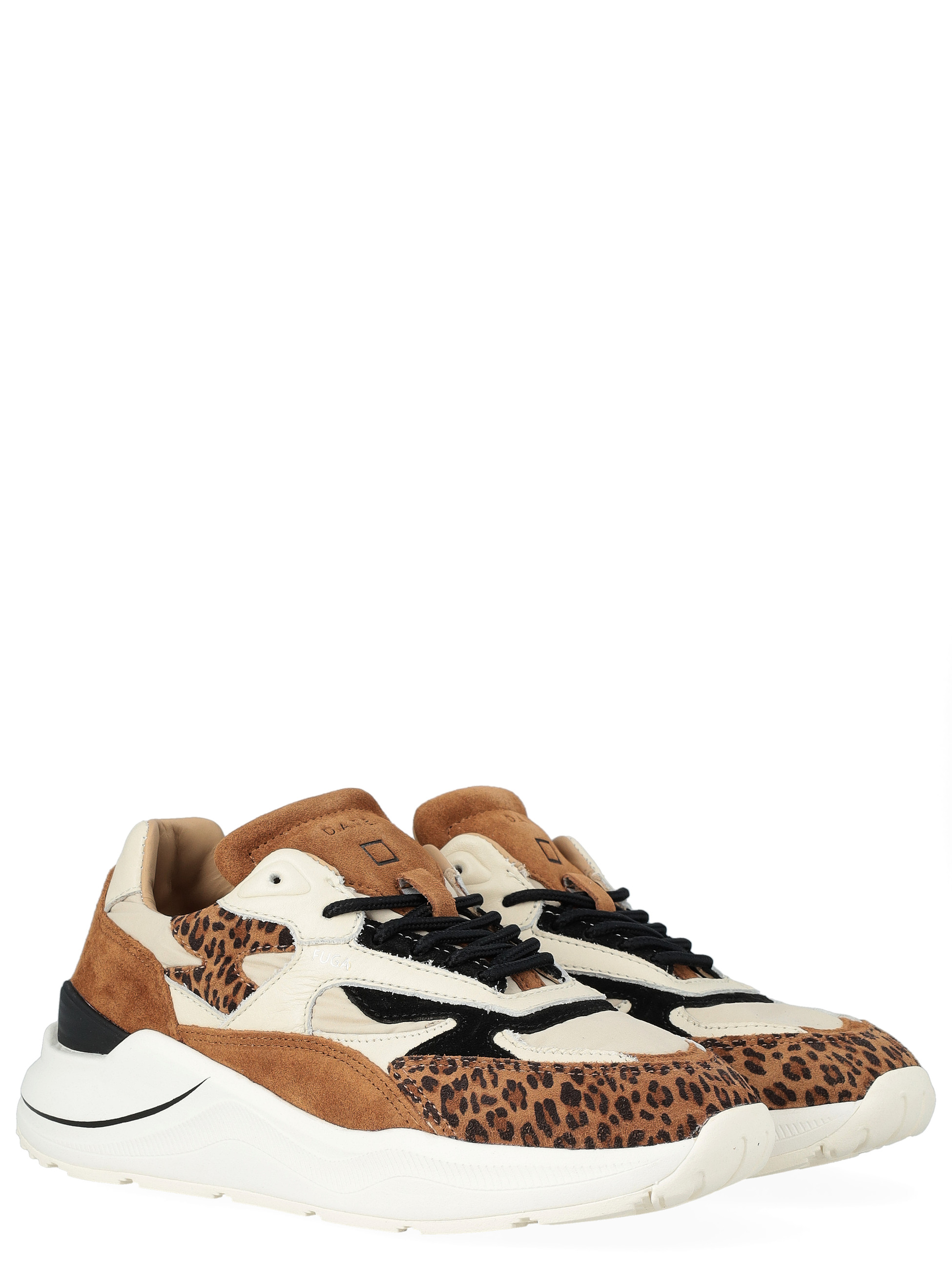 D.A.T.E. Sneakers in Brown Leather and Suede | H-Brands