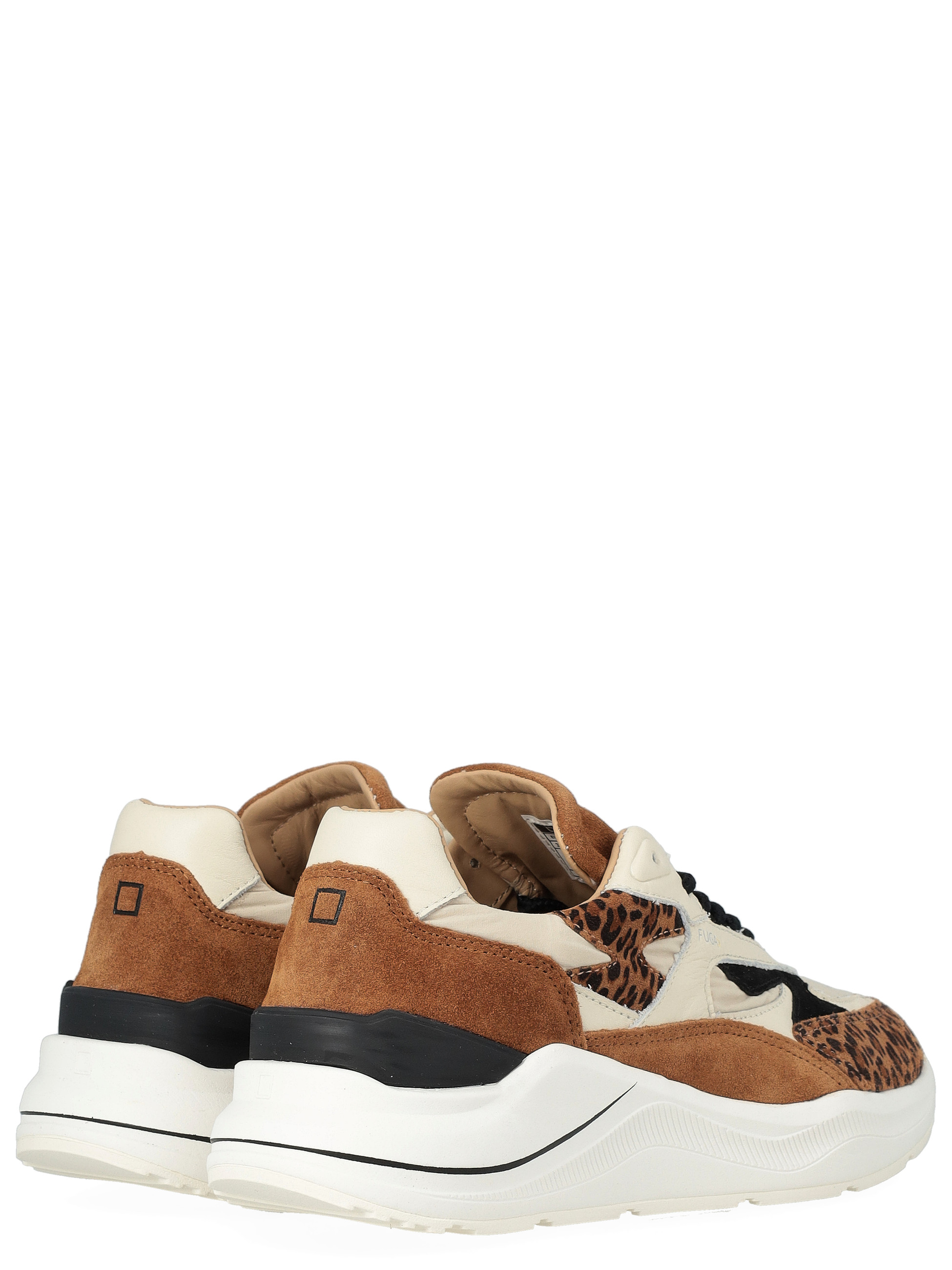 D.A.T.E. Sneakers in Brown Leather and Suede | H-Brands