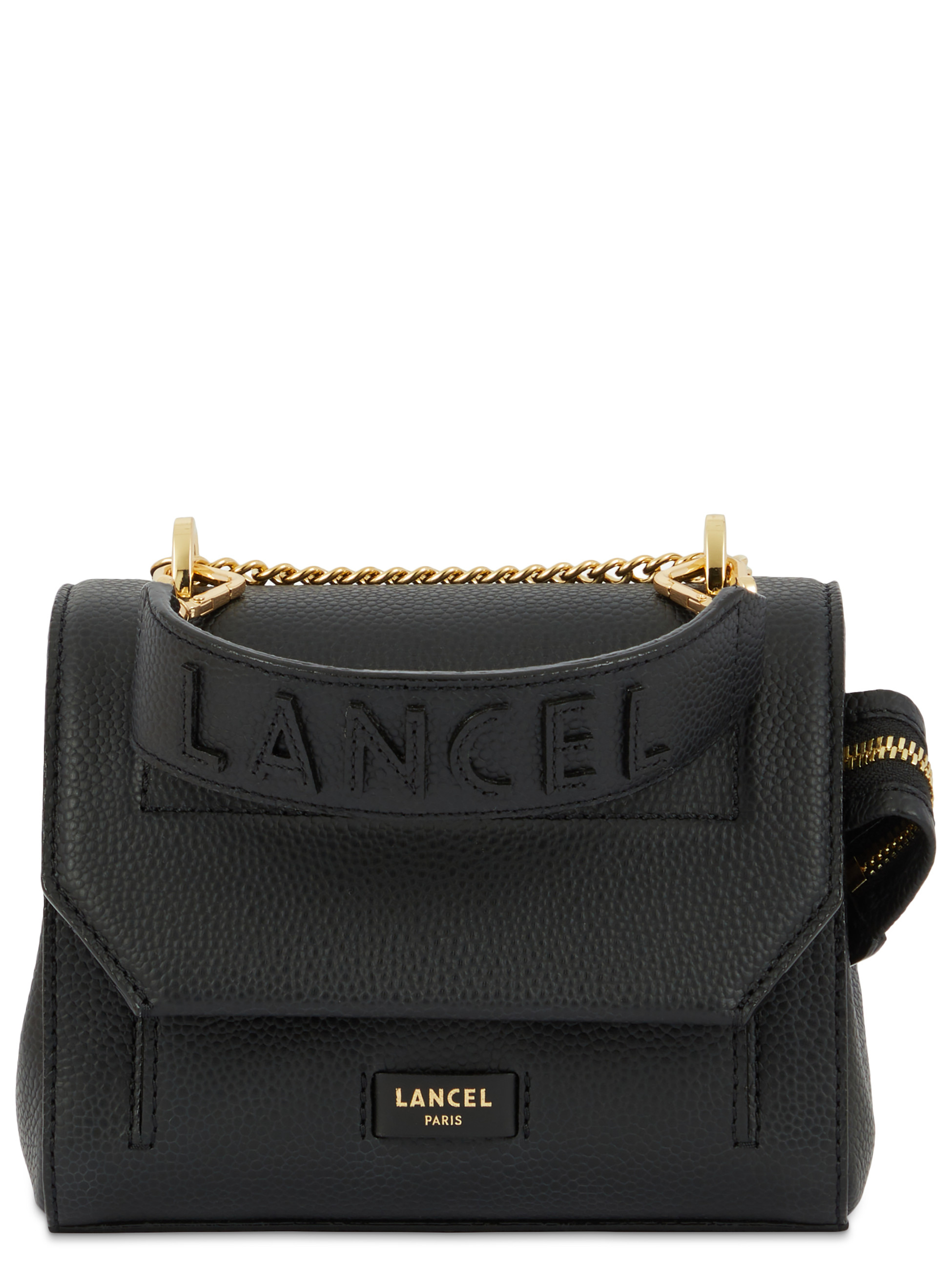 Lancel Ninon bolso de cuero negro Lancel Ninon bolso de cuero negro