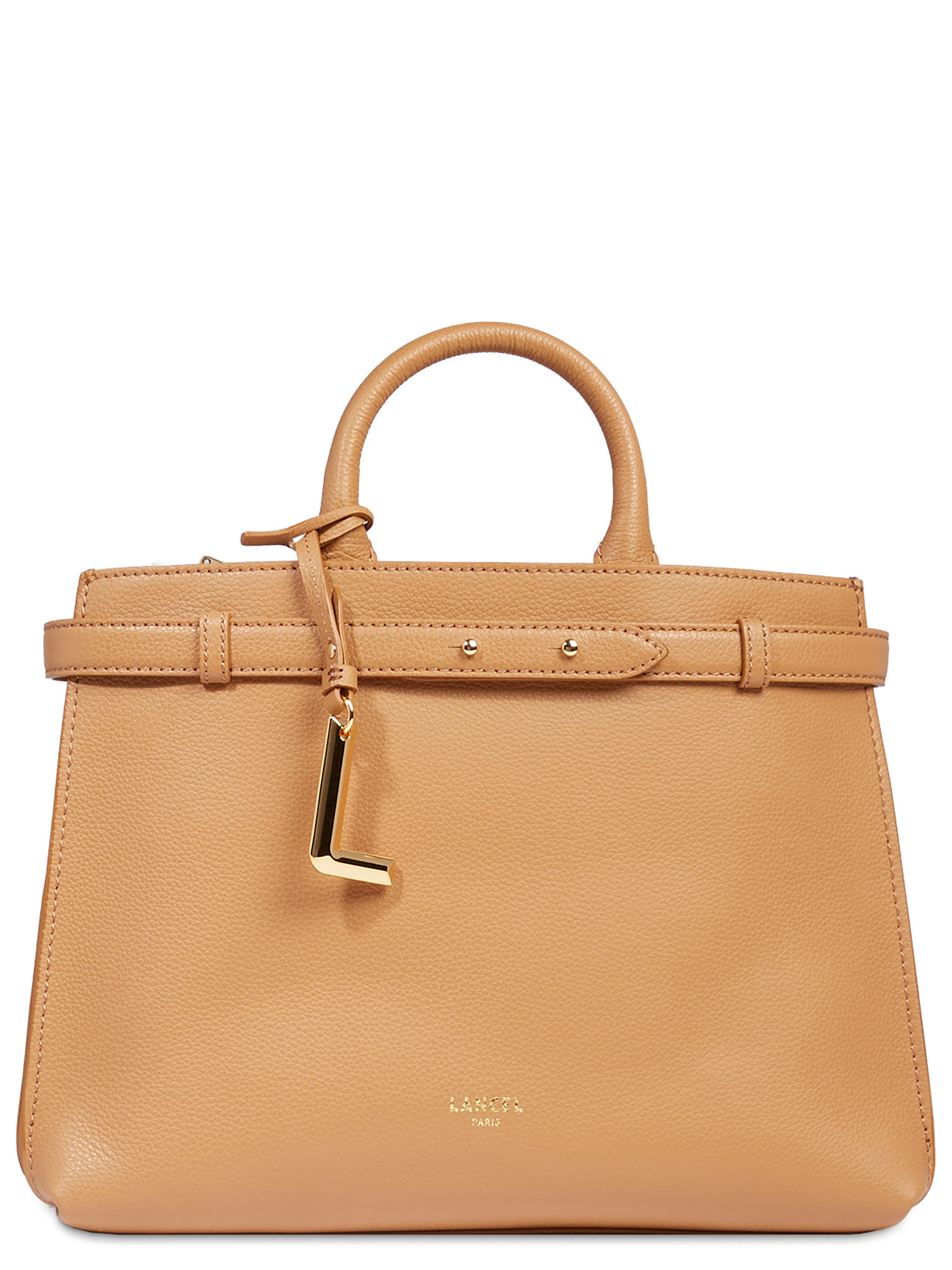 Bolso Lancel Faubourg M en piel granulada camel Bolso Lancel Faubourg M en piel granulada camel