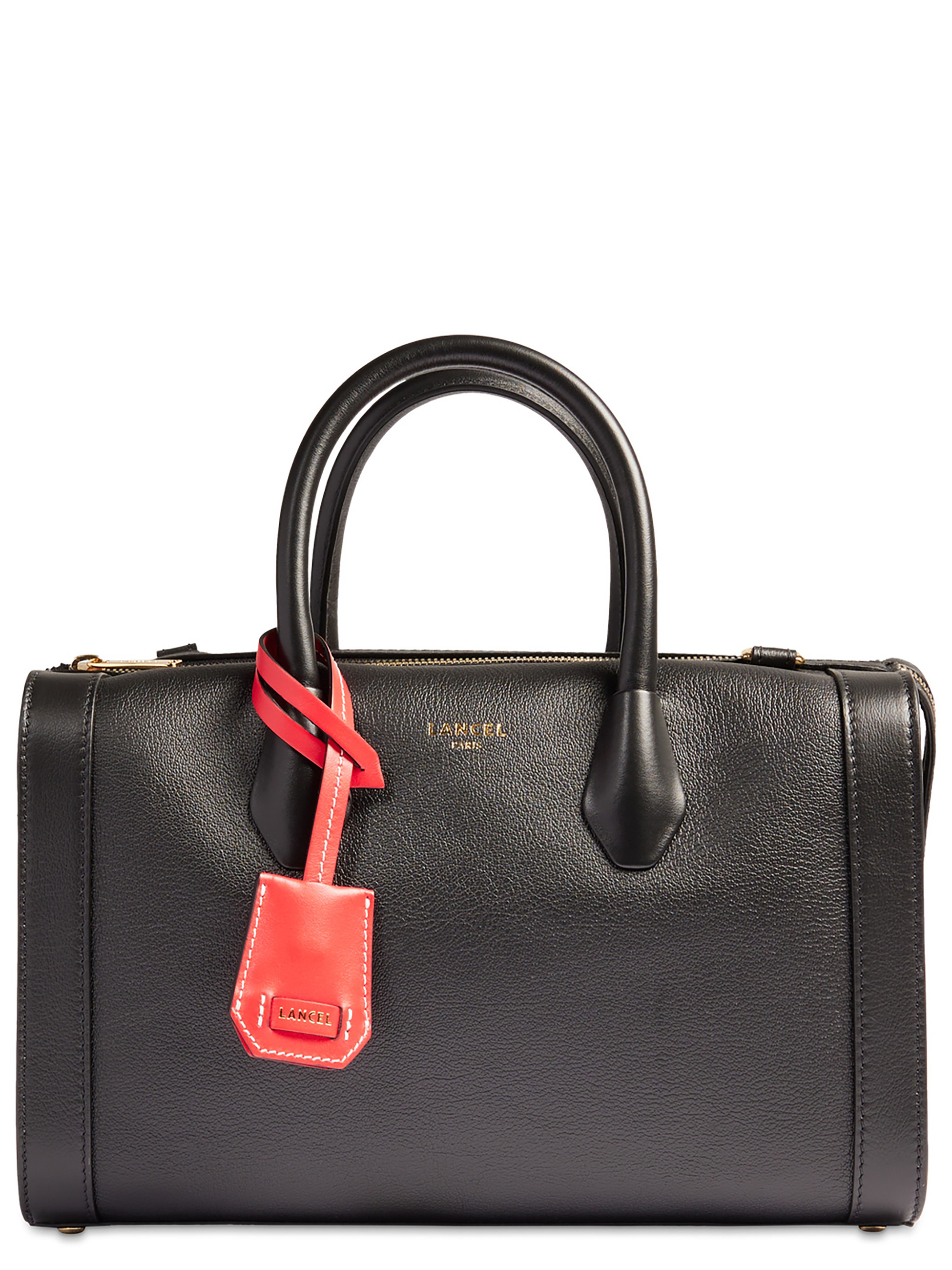 Lancel Bowling Bag M en cuero negro Lancel Bowling Bag M en cuero negro
