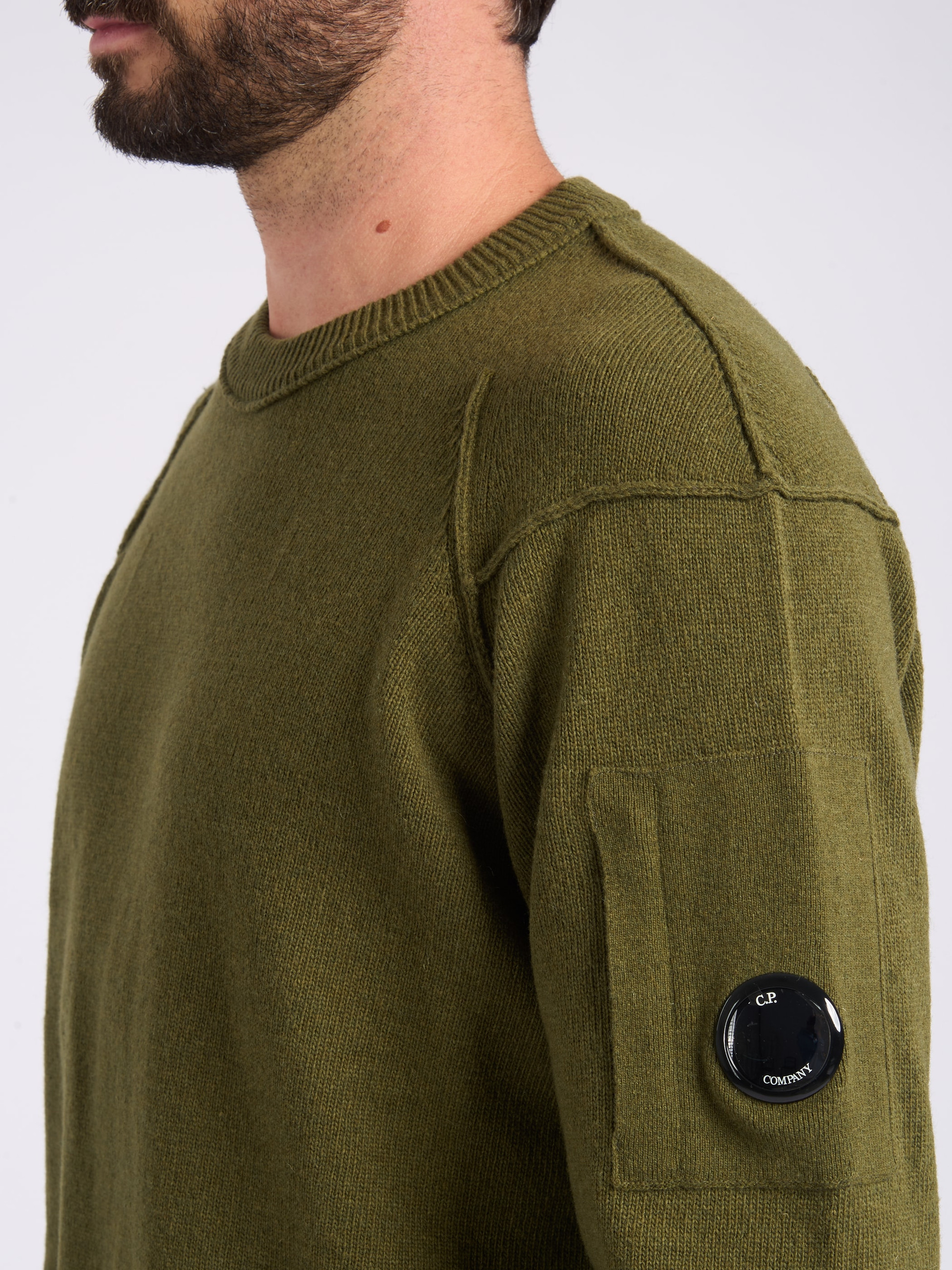 C.P. Company green GRS C.P. Company crew-neck sweater | H-Brands