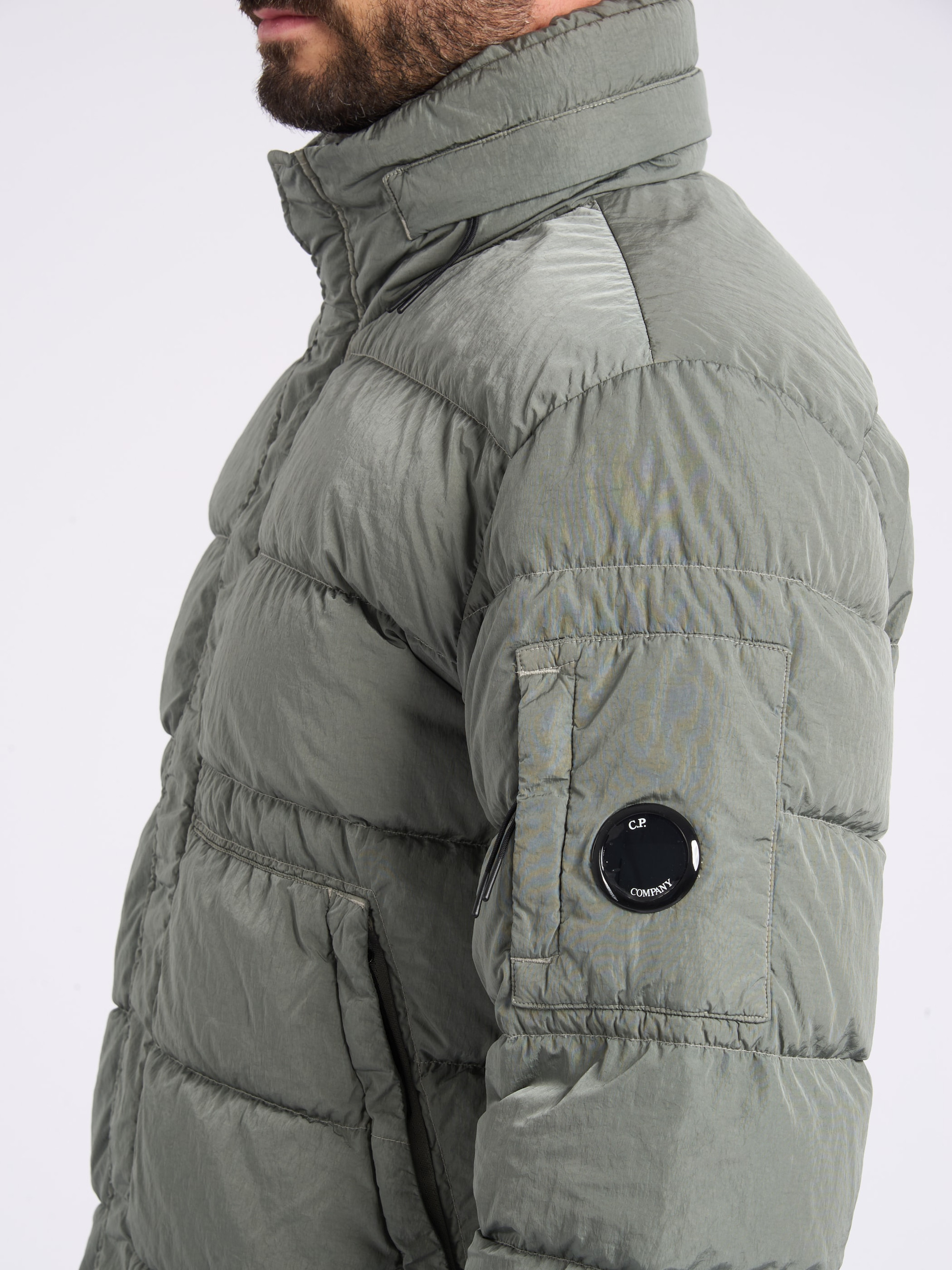 C.P. Company Down jacket C.P. Company Chrome-R gray | H-Brands