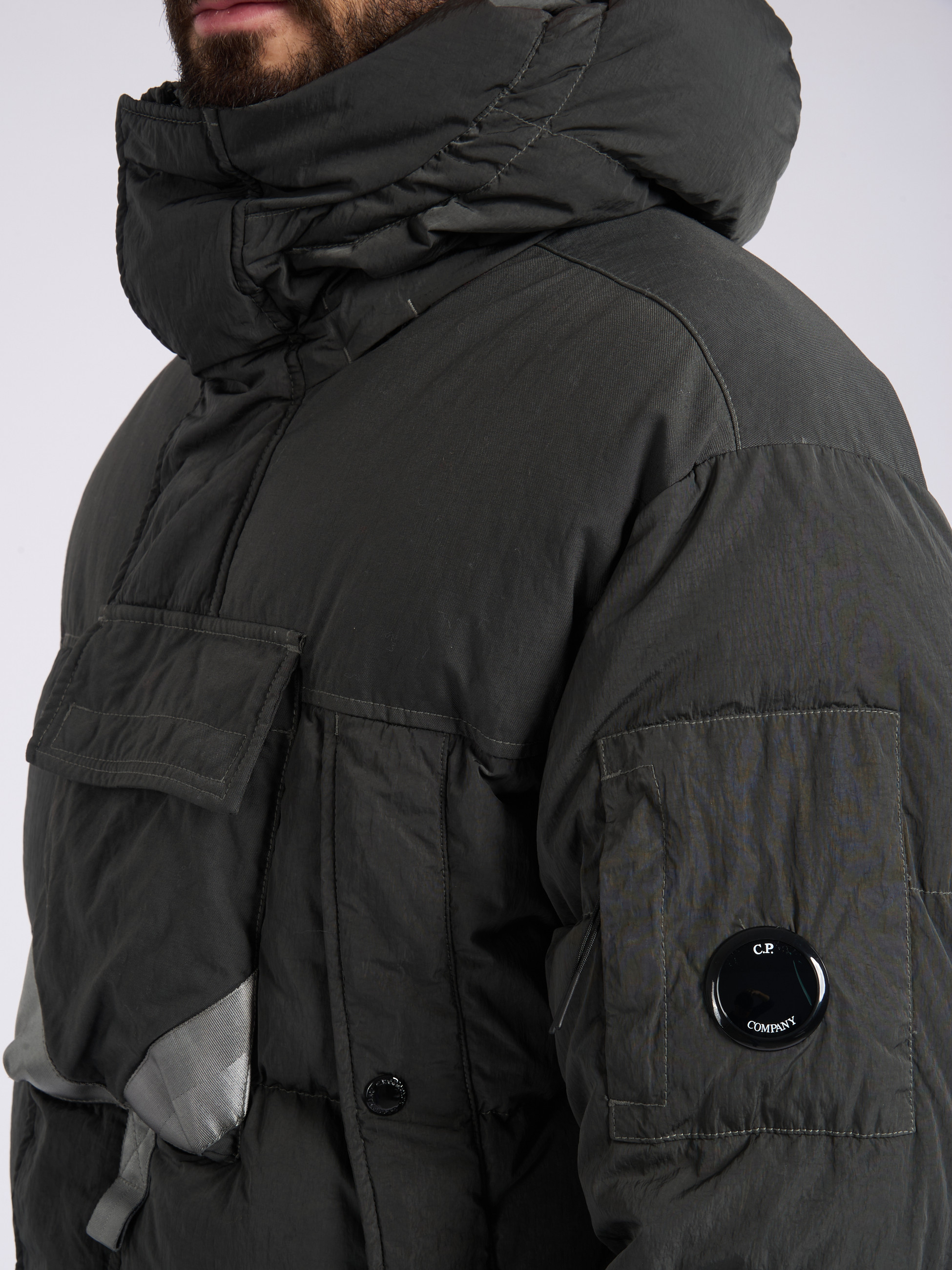 C.P. Company R Mixed gray Down jacket | H-Brands