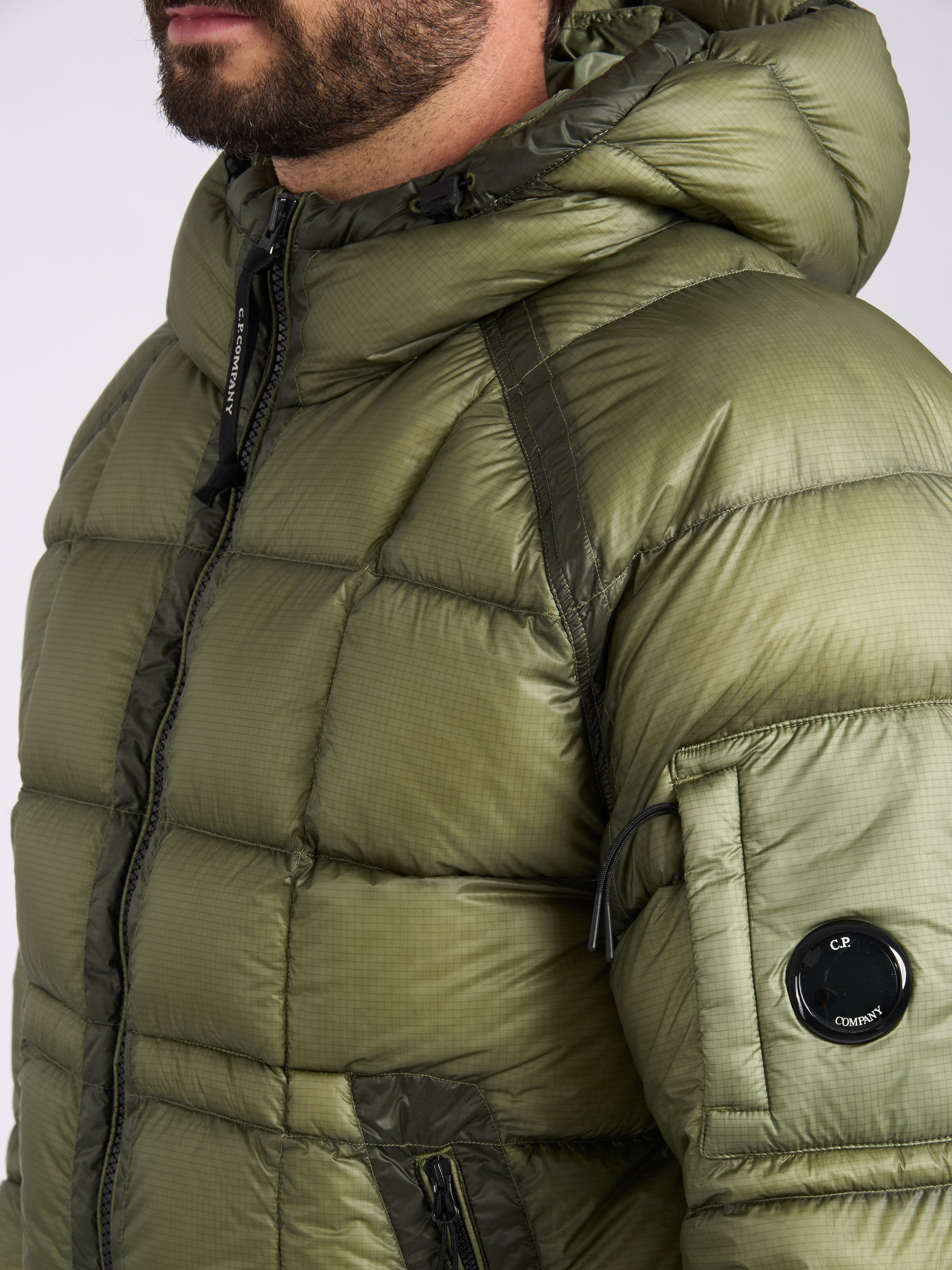 専用C.P. COMPANY ddshel jacketオリーブグリーン C.P.COMPANY D.D. Shell Hooded Down Jacket (Green) - agit - webshop