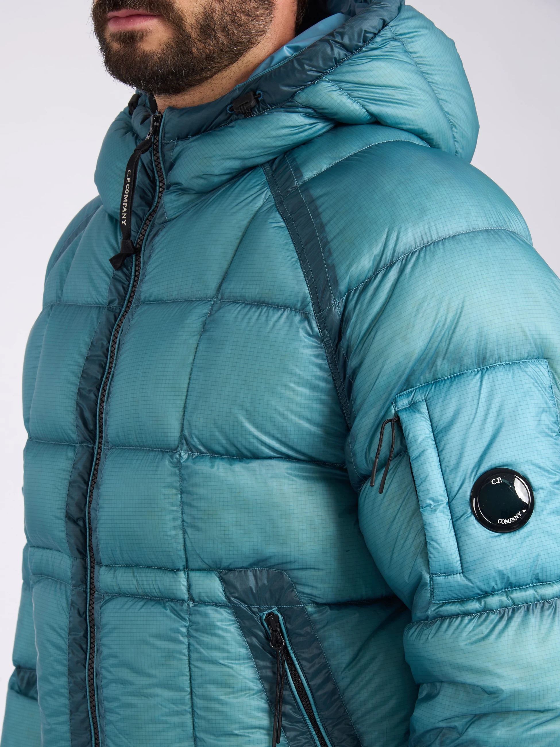 C.P. Company Down jacket C.P. Company light blue D.D. Shell | H-Brands