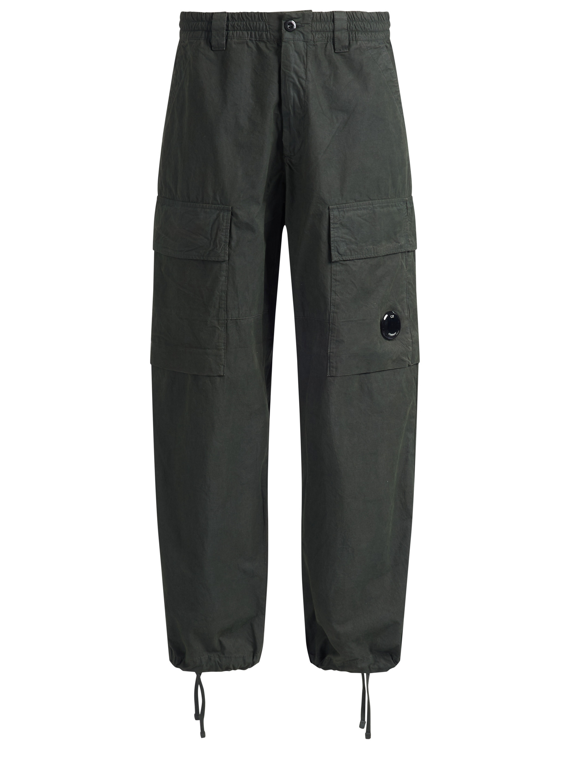 Pantalones cargo C.P. Company de algodón verde