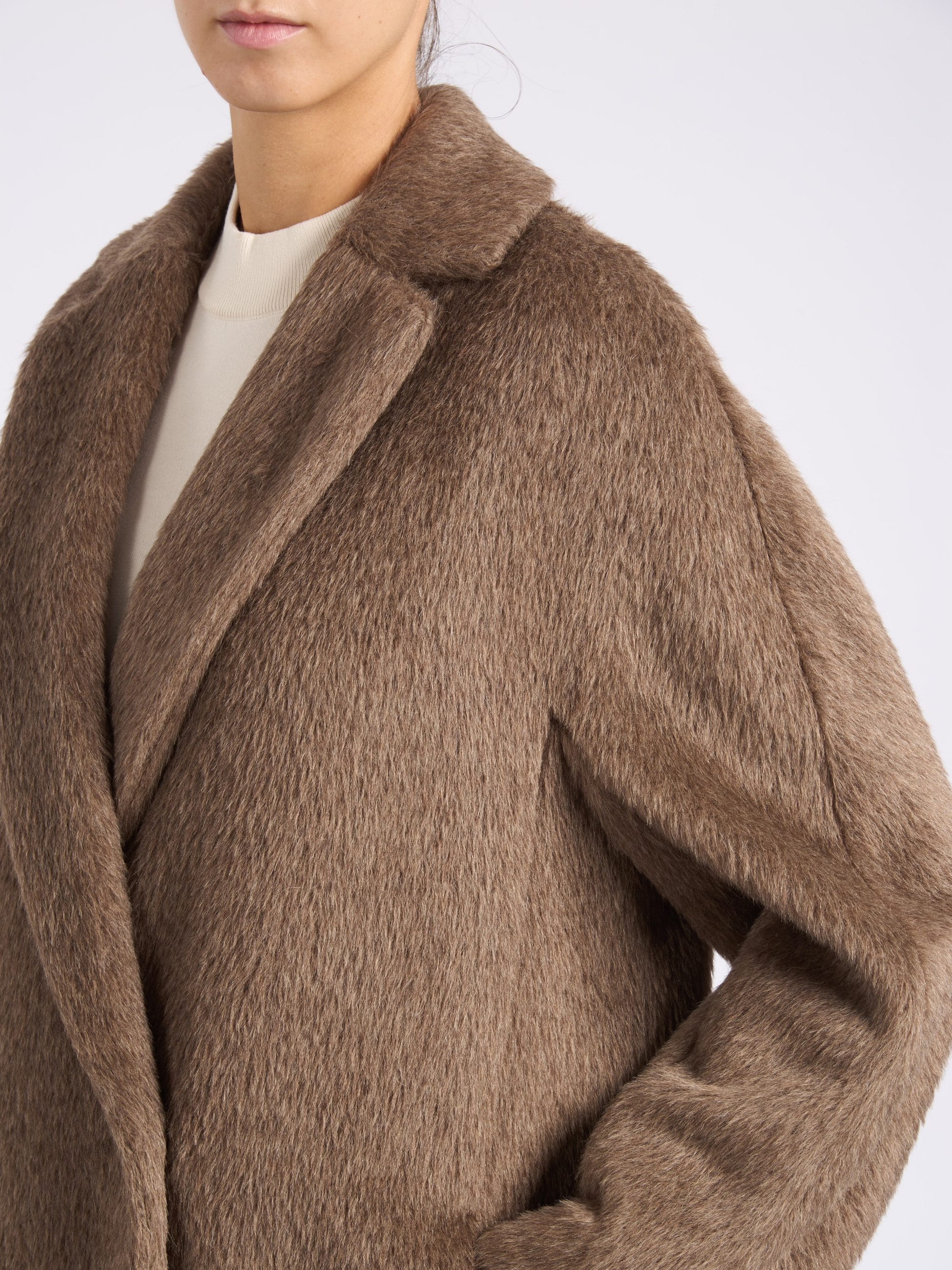 カフェモカ☆Max Mara　ロンググローヴ　ブラウン　美品！ S Max Mara Brown Wool Coat | H-Brands