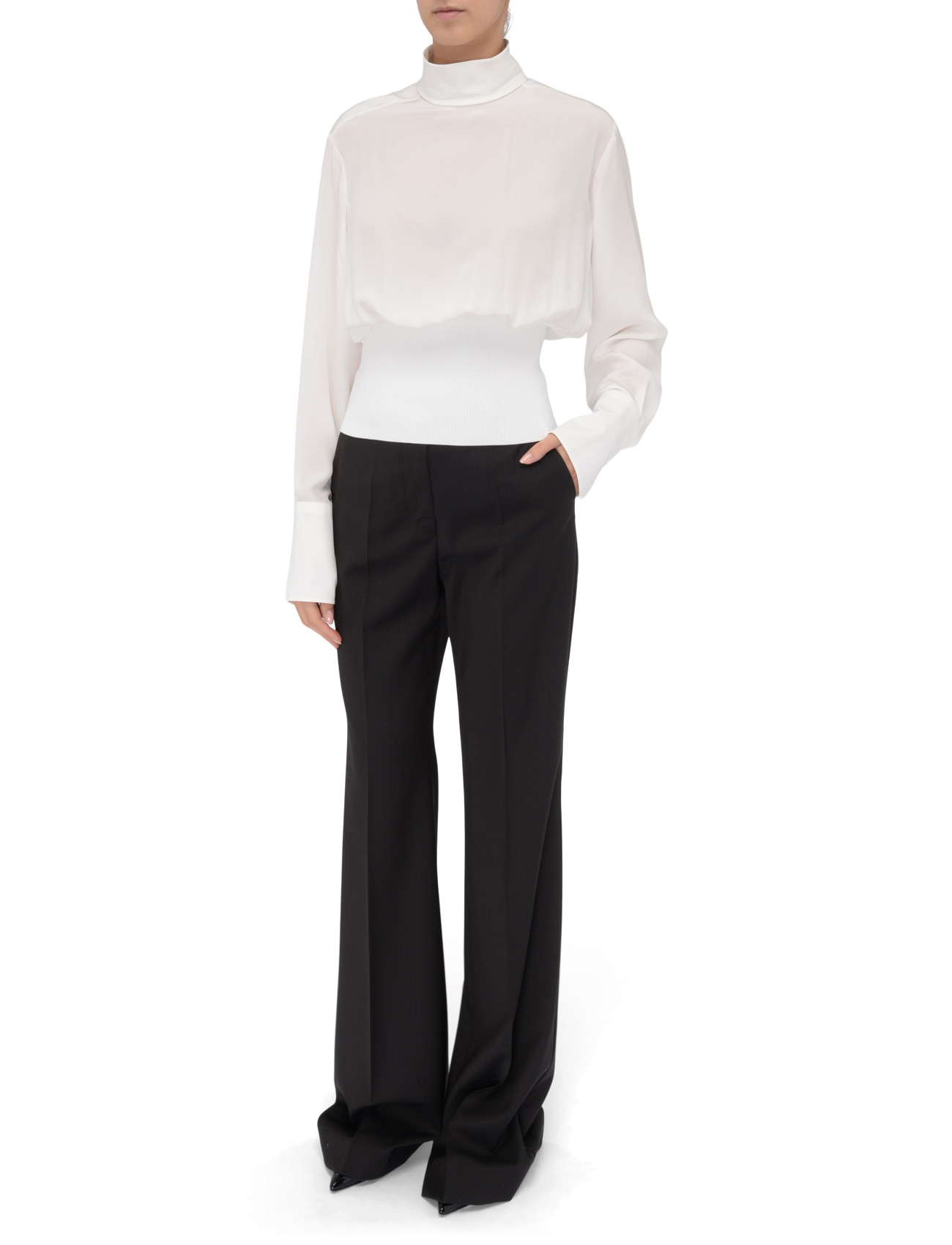 Sportmax white silk blouse | H-Brands