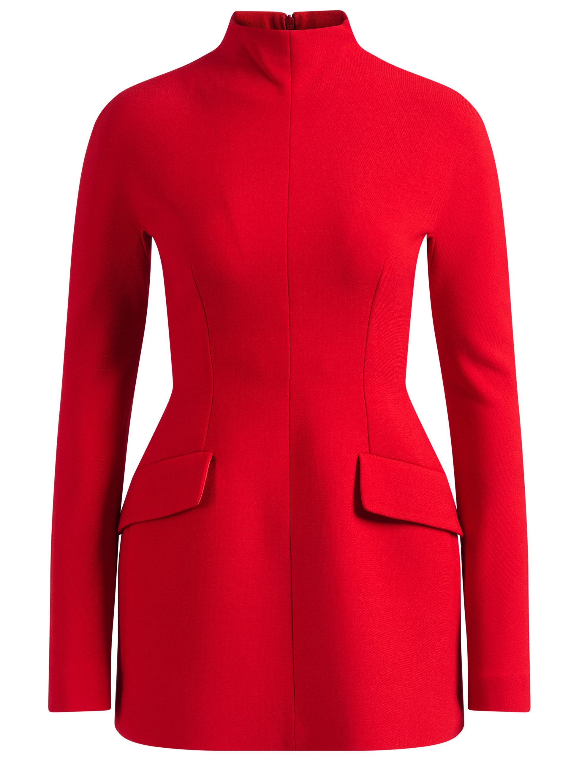 Sportmax aus rotem Gabardine