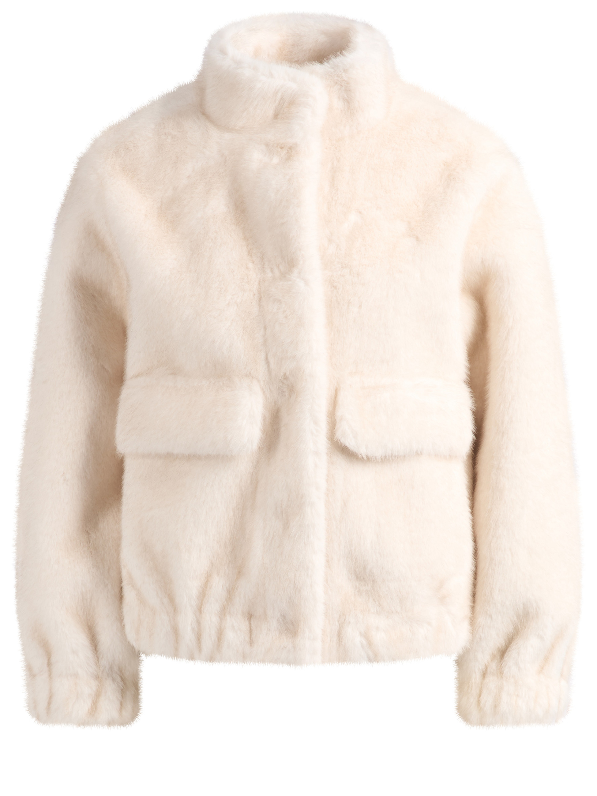Michael Kors ivory Michael Kors fur jacket | H-Brands