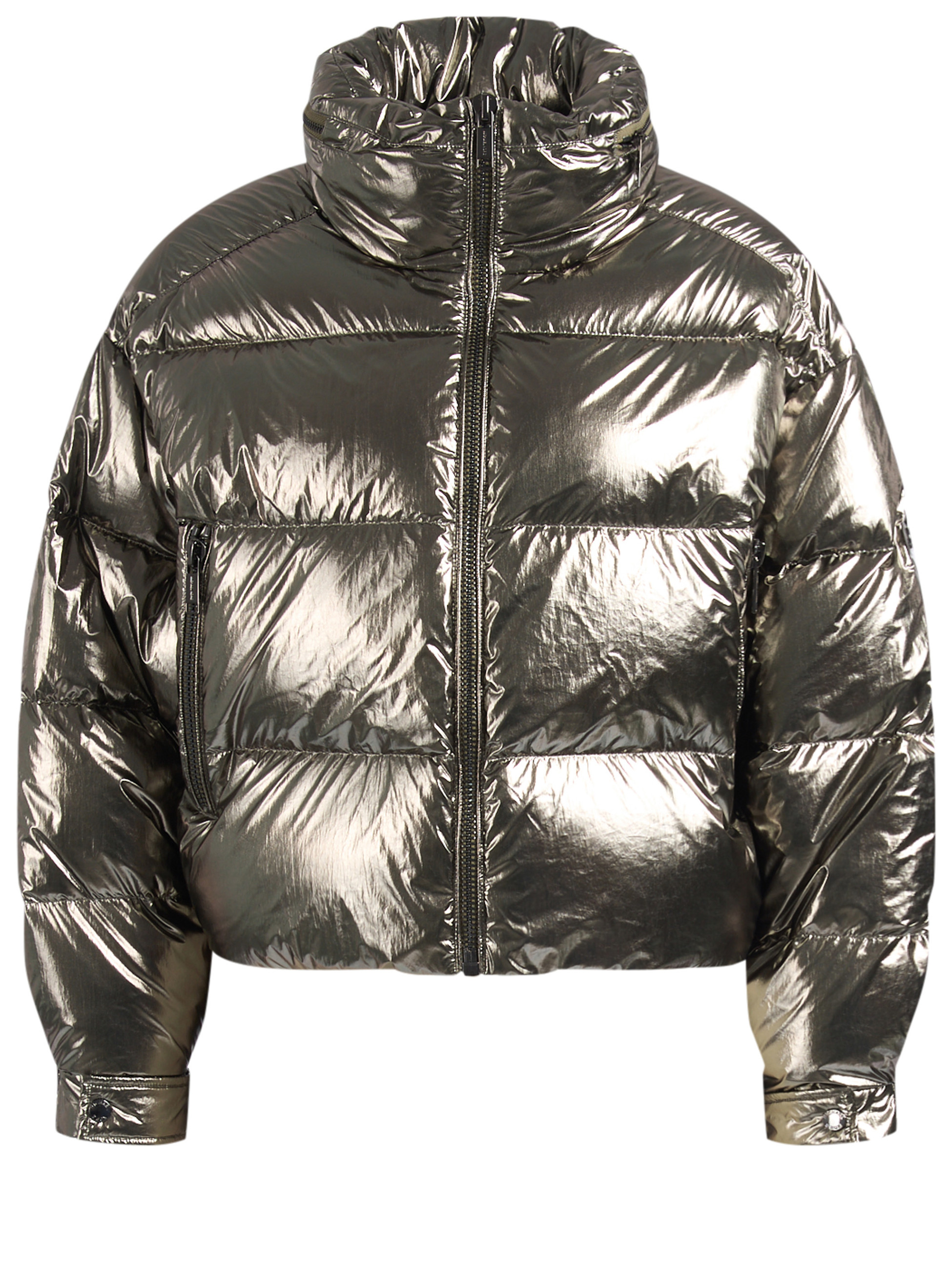 Michael Kors Down jacket with a shiny silver finish | H-Brands