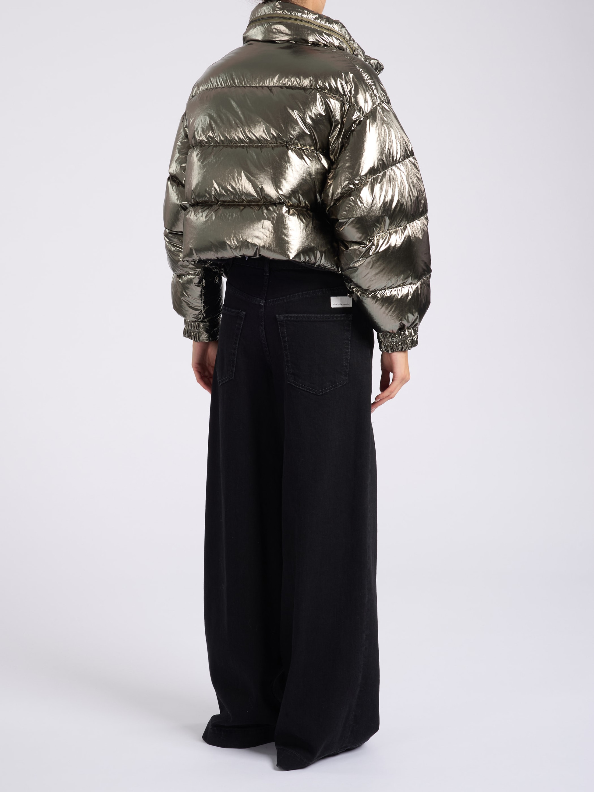 Michael Kors Down jacket with a shiny silver finish | H-Brands