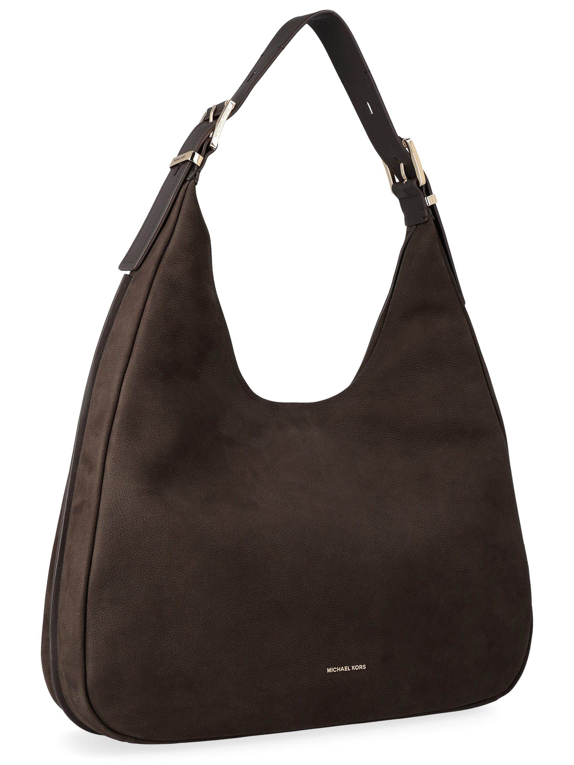 Michael Kors Large Chocolate-Colored Nubuck Bag | H-Brands
