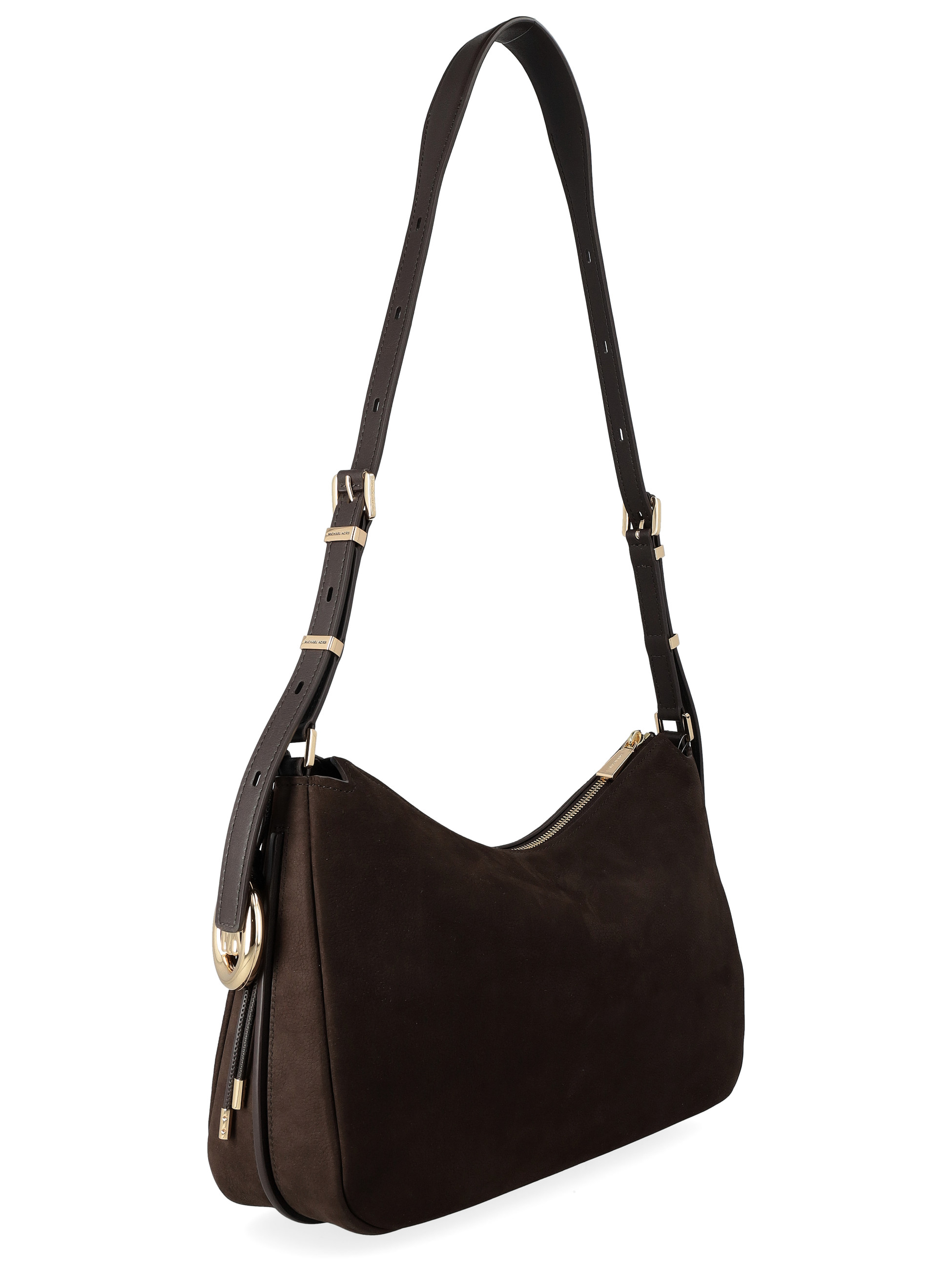 Michael Kors Medium Chocolate-Colored Nubuck Handbag | H-Brands