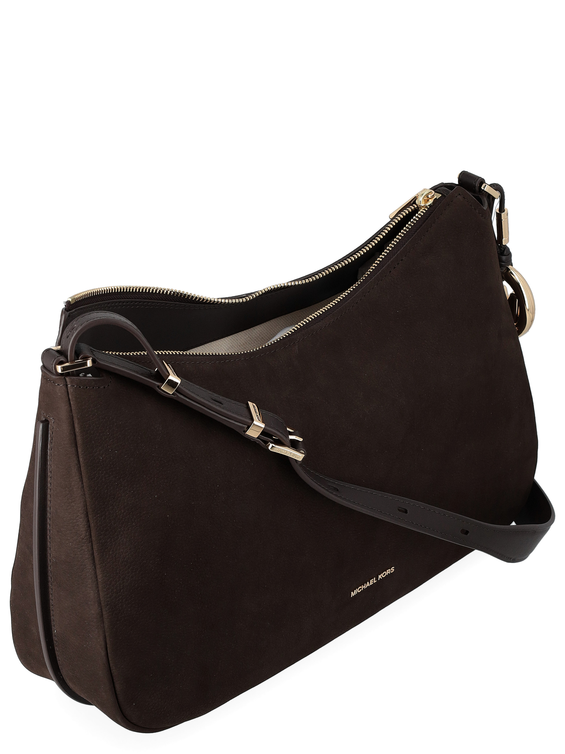 Michael Kors Medium Chocolate-Colored Nubuck Handbag | H-Brands