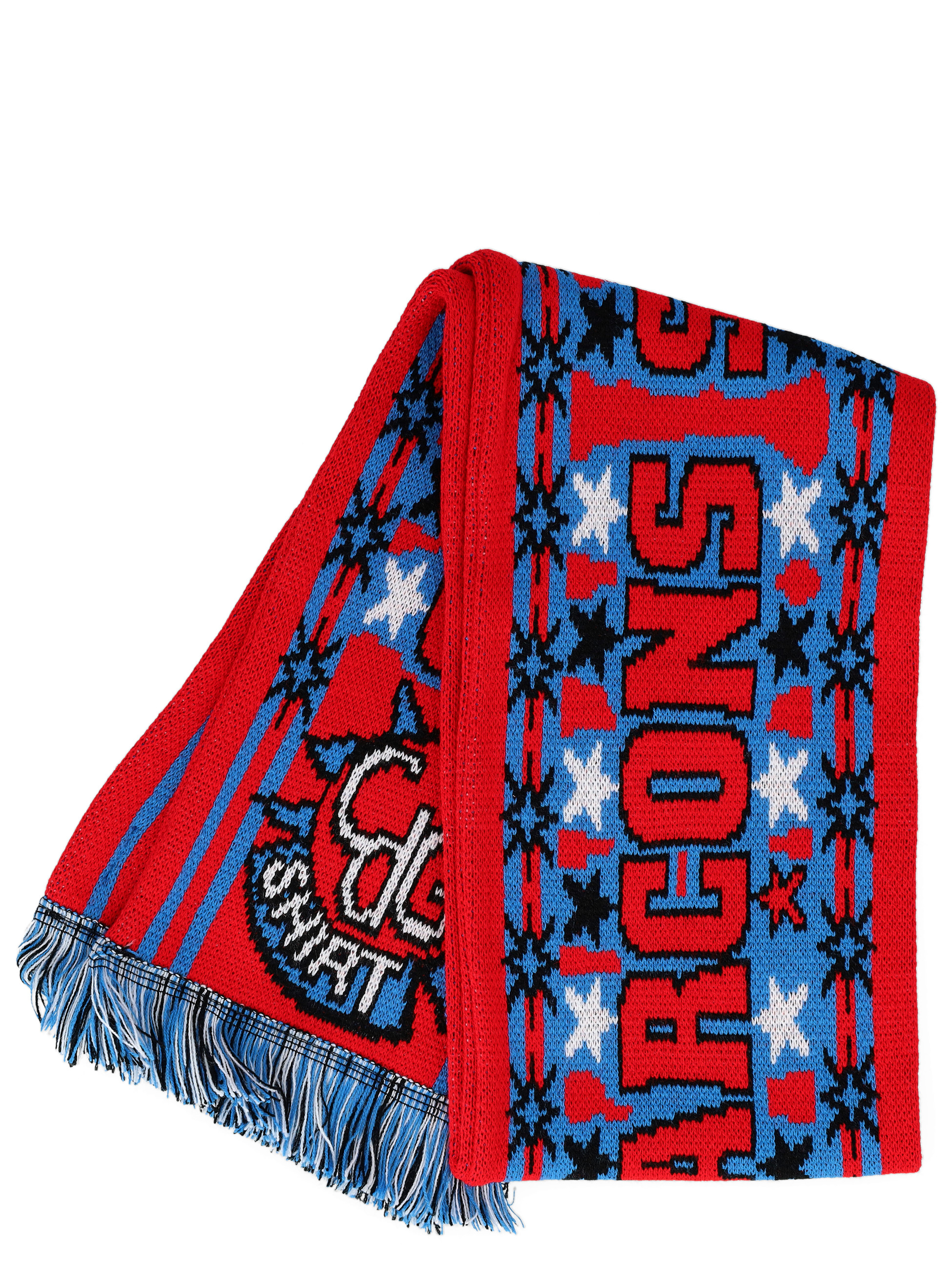 Comme des Garçons Shirt Red and Blue Comme des Garçons Shirt Scarf