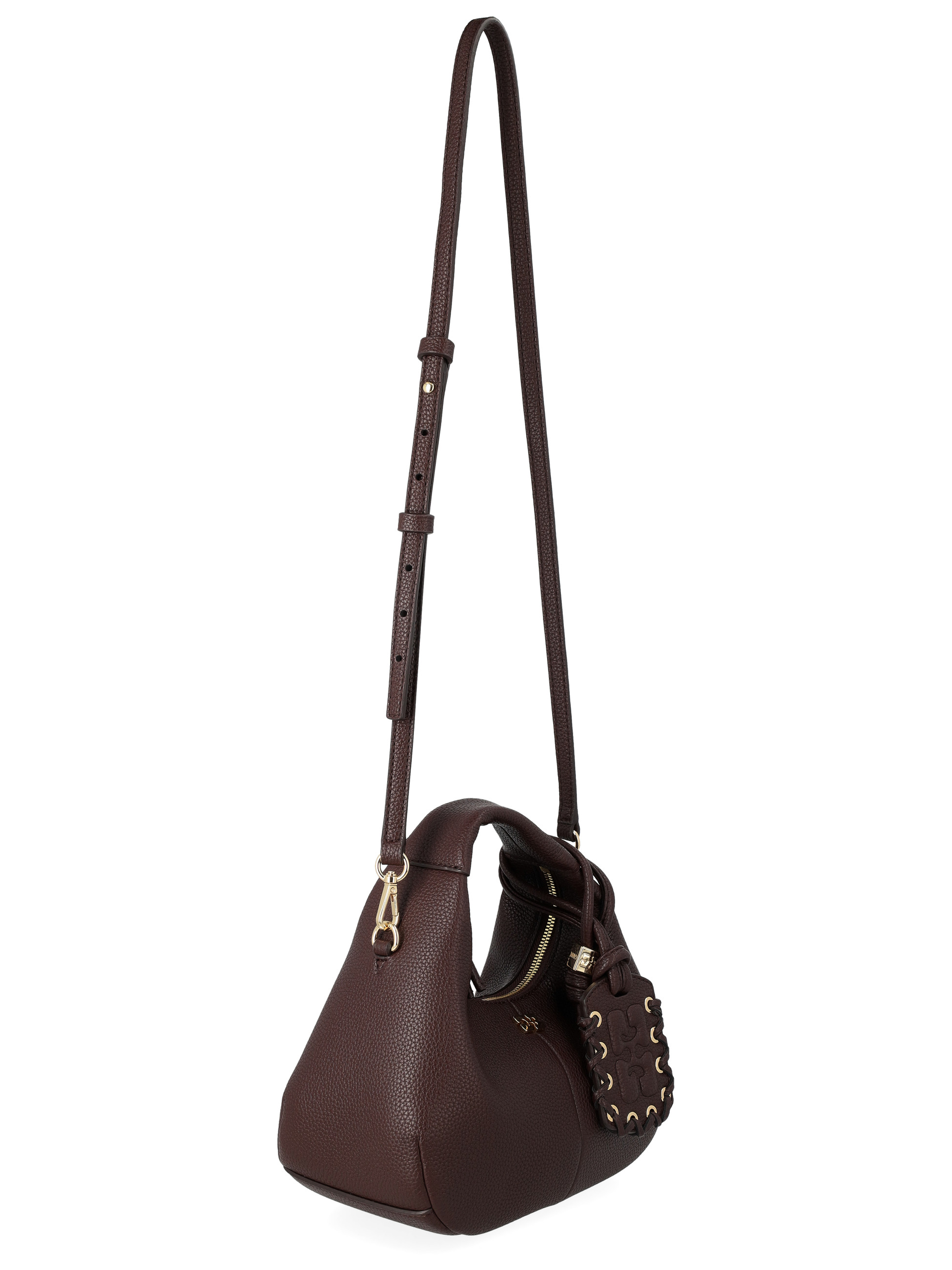 Ganni Mini Ganni Bag in Coffee-Colored Vegan Leather | H-Brands