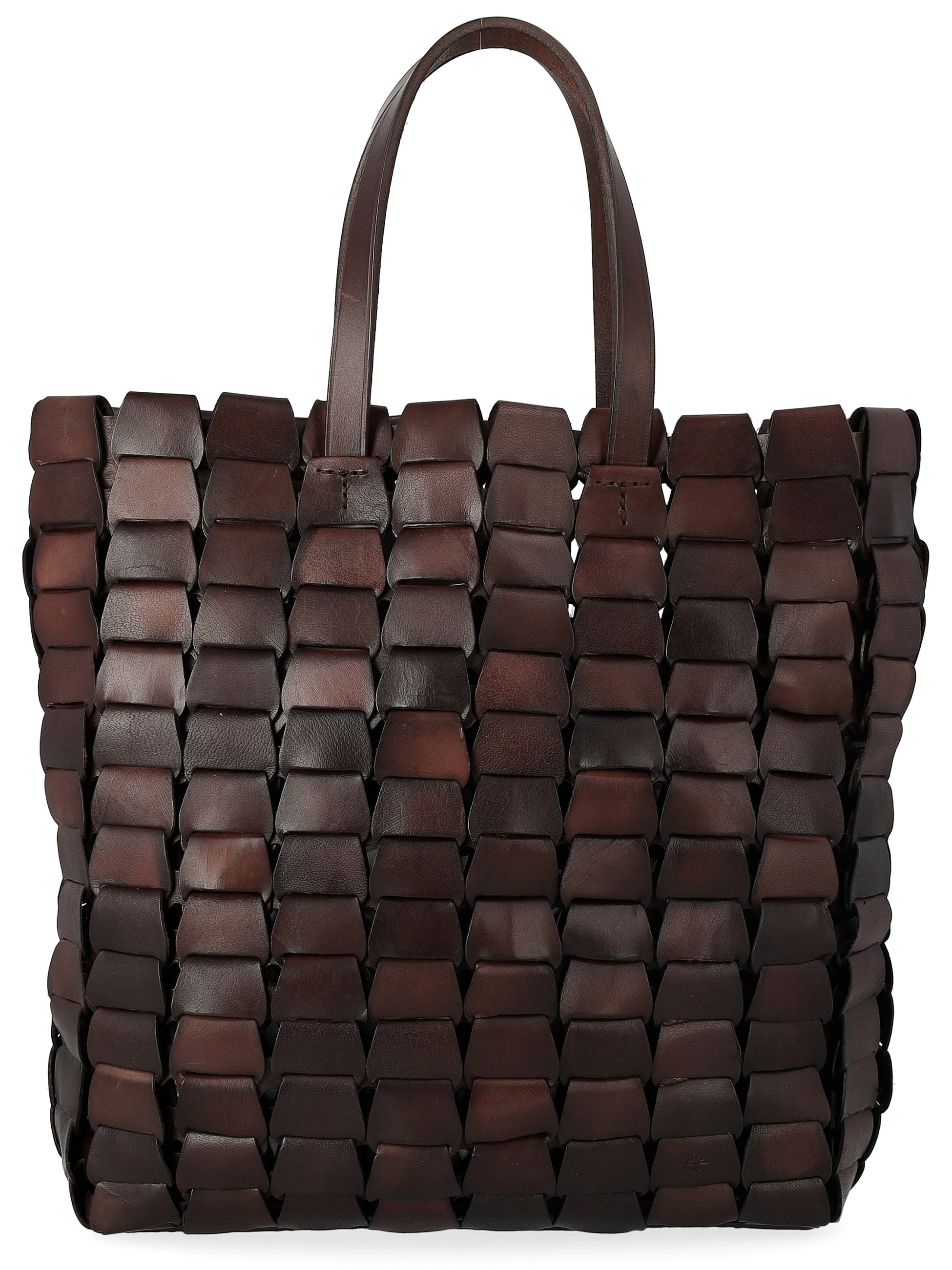 Bolso Dragon Diffusion Link Tote de piel marrón oscuro