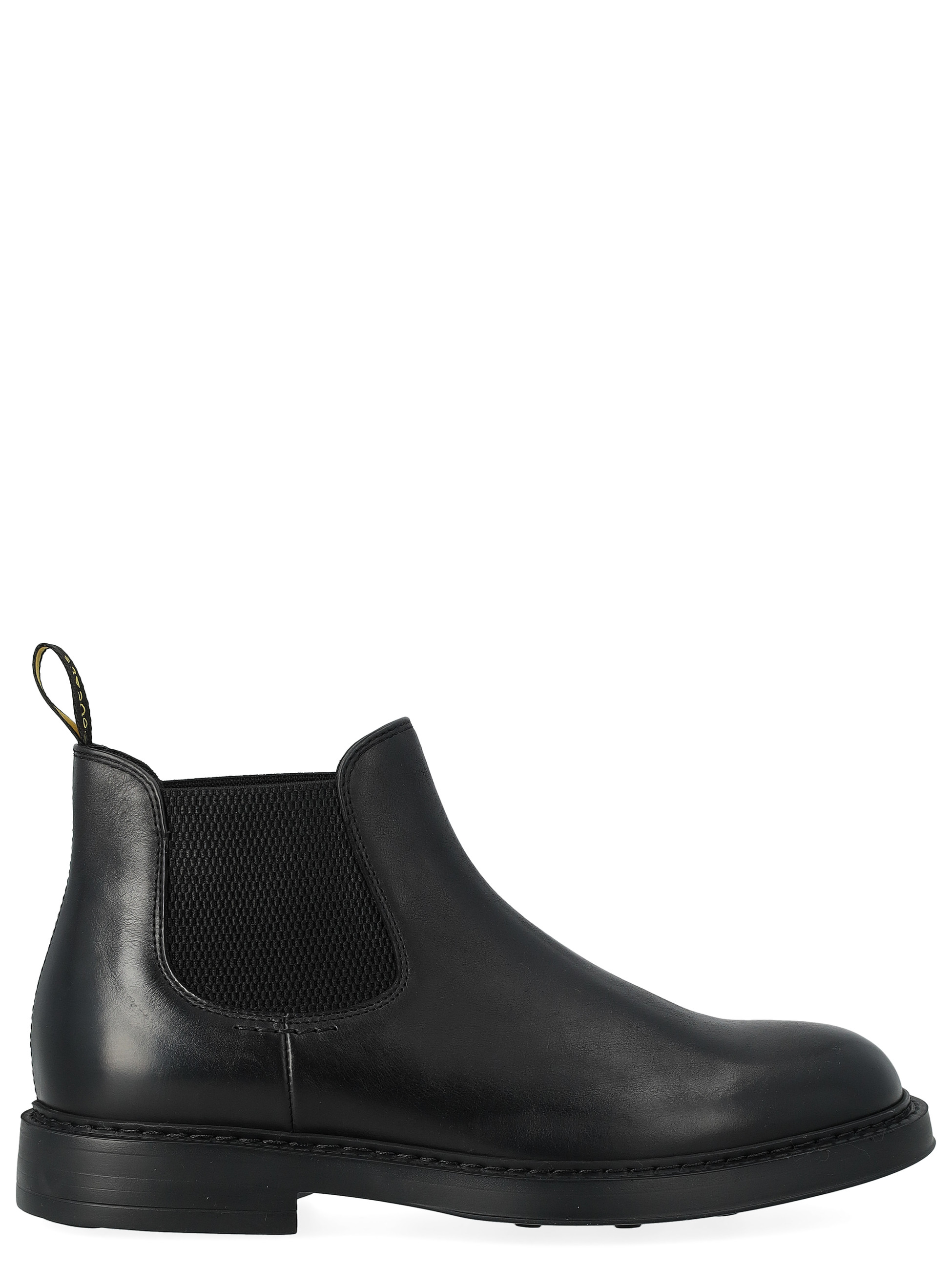 Doucal's Black Leather Chelsea Boots | H-Brands