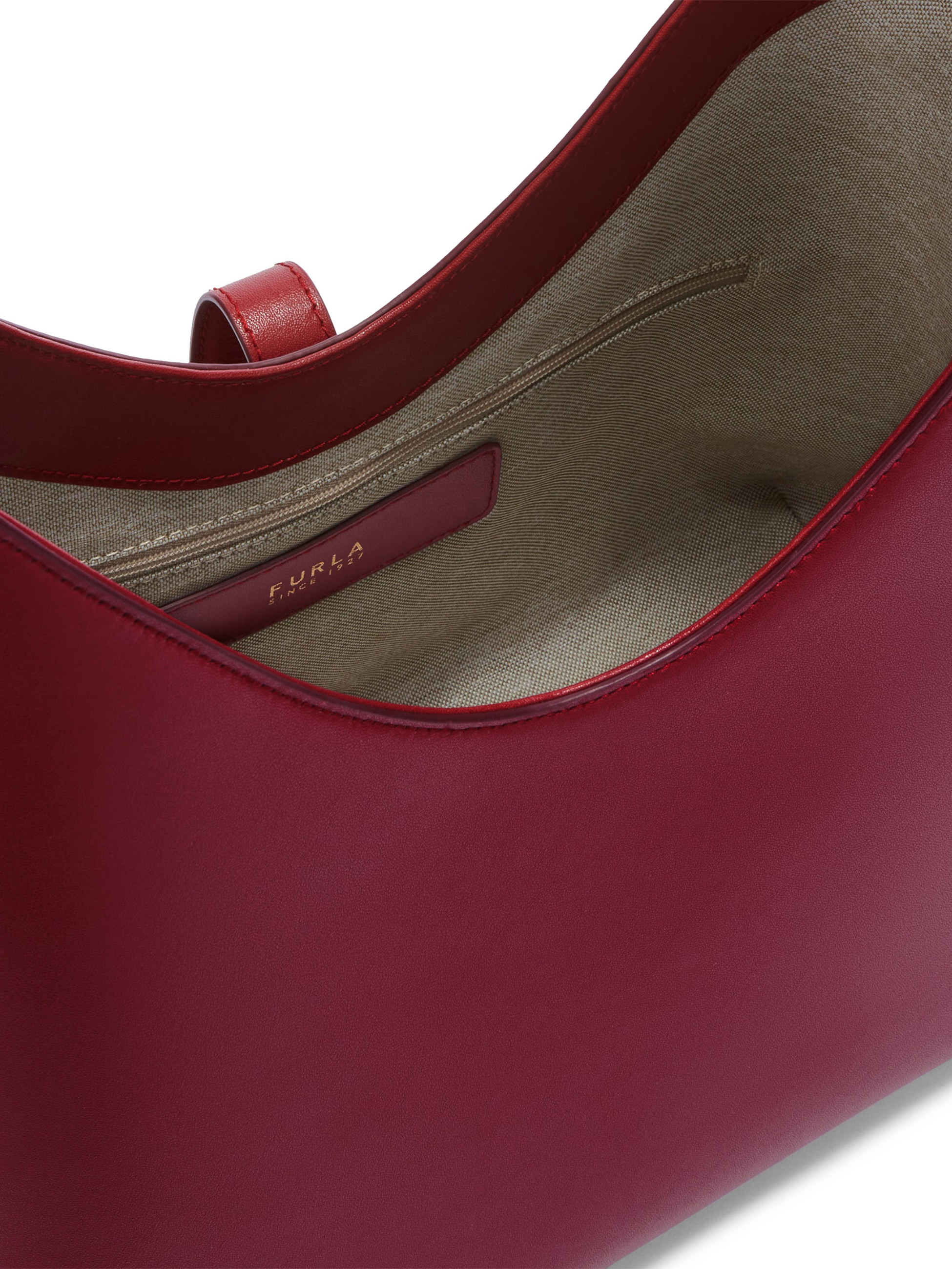 Furla Handbag in Cherry-Colored Leather | H-Brands