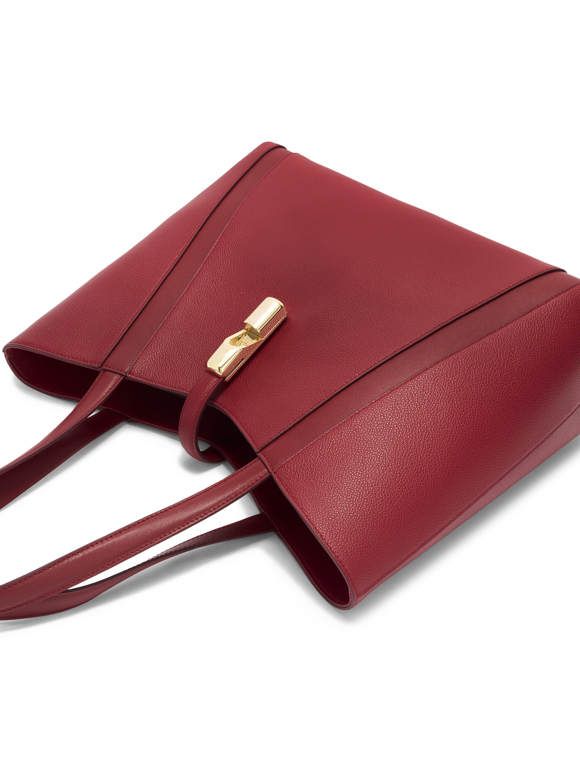 Furla Shopping L Bag in Cherry-Colored Leather | H-Brands