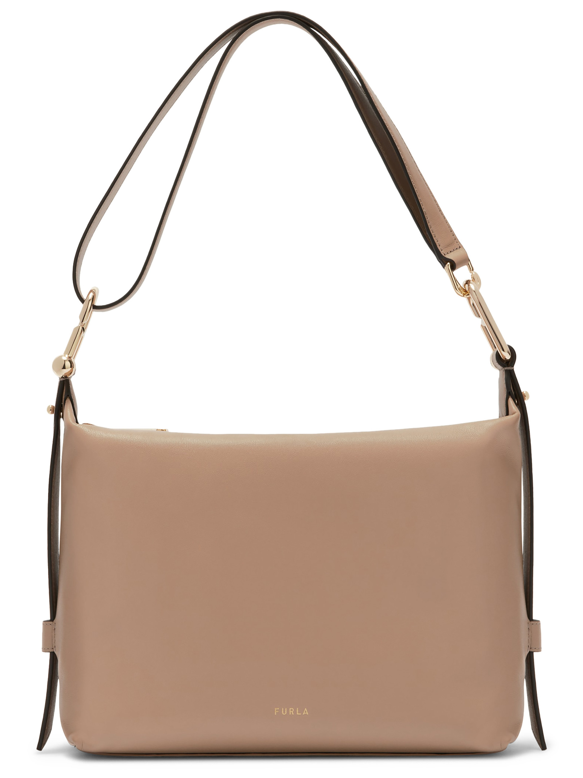 Furla M Bag in Beige Leather | H-Brands